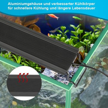 Randaco LED Aquariumleuchte LED Aquarium mit timer RGB Salzwasserfische Mollusken 10-45W 30-130cm, 10W