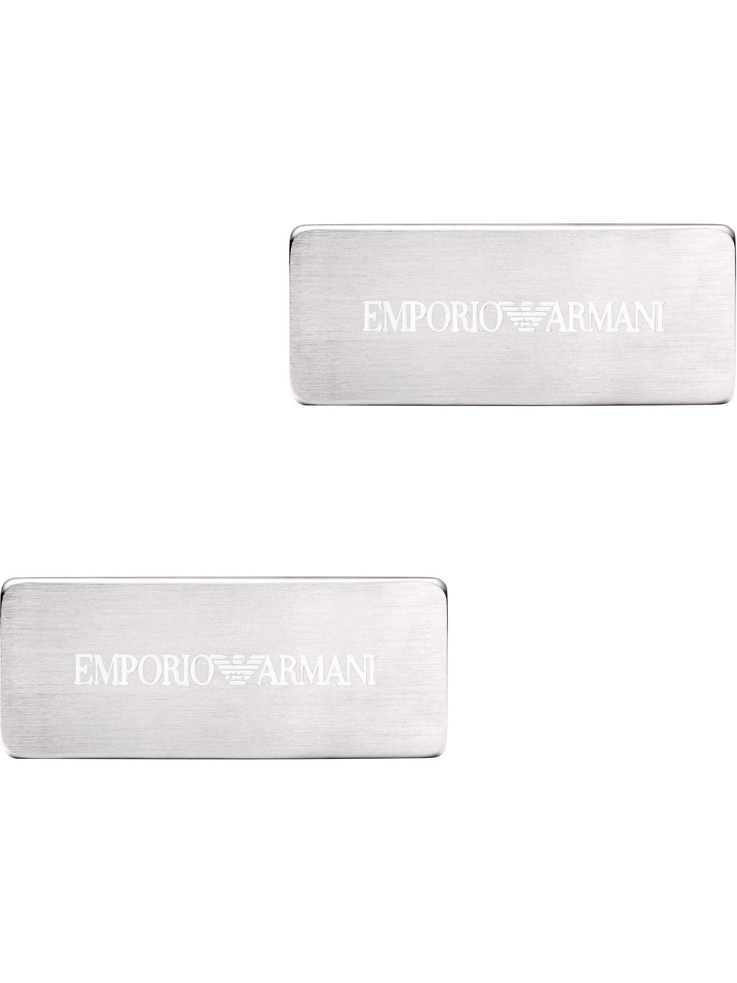 Emporio Armani Manschettenknöpfe Emporio Armani Herren-Ansteckschmuck Edelstahl