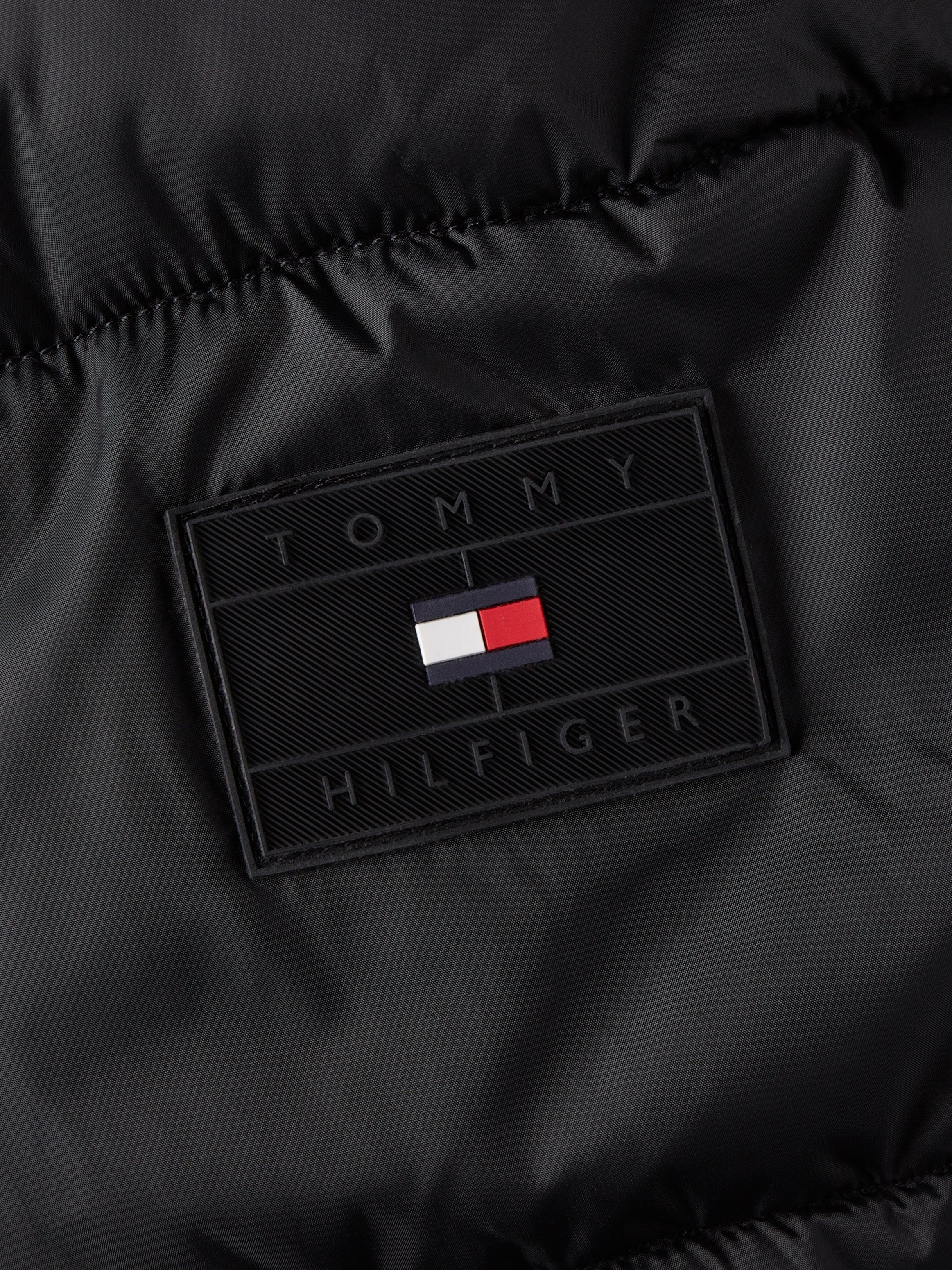 Tommy Hilfiger Steppjacke NEW YORK HOODED JACKET hochgeschlossene Winterjacke, wasserabweisend, verstellbare Ärmel