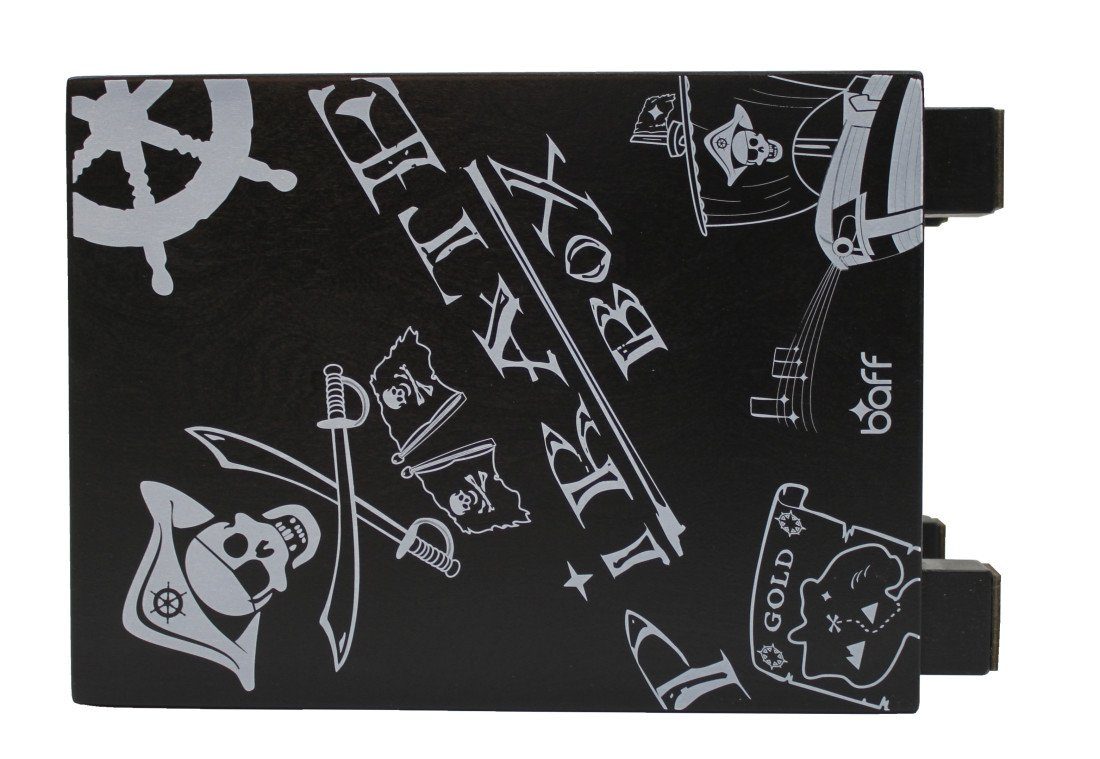 Baff Cajon Baff Pirat Kinder-Trommel-Hocker Cajon mit Sitzpad,Piratenhocker mit Sitzpad , Piratenhocker mit Sitzpad , vielseitig