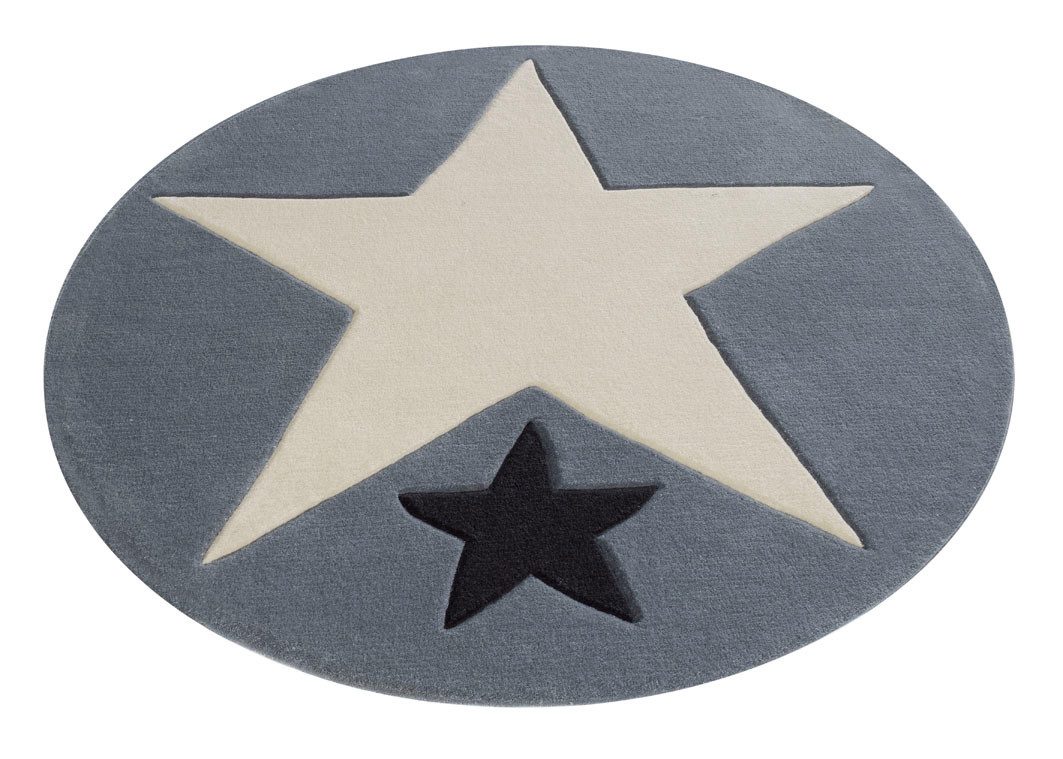 Rock STAR Baby Kinderteppich Rock Star Baby rund 130cm, rund