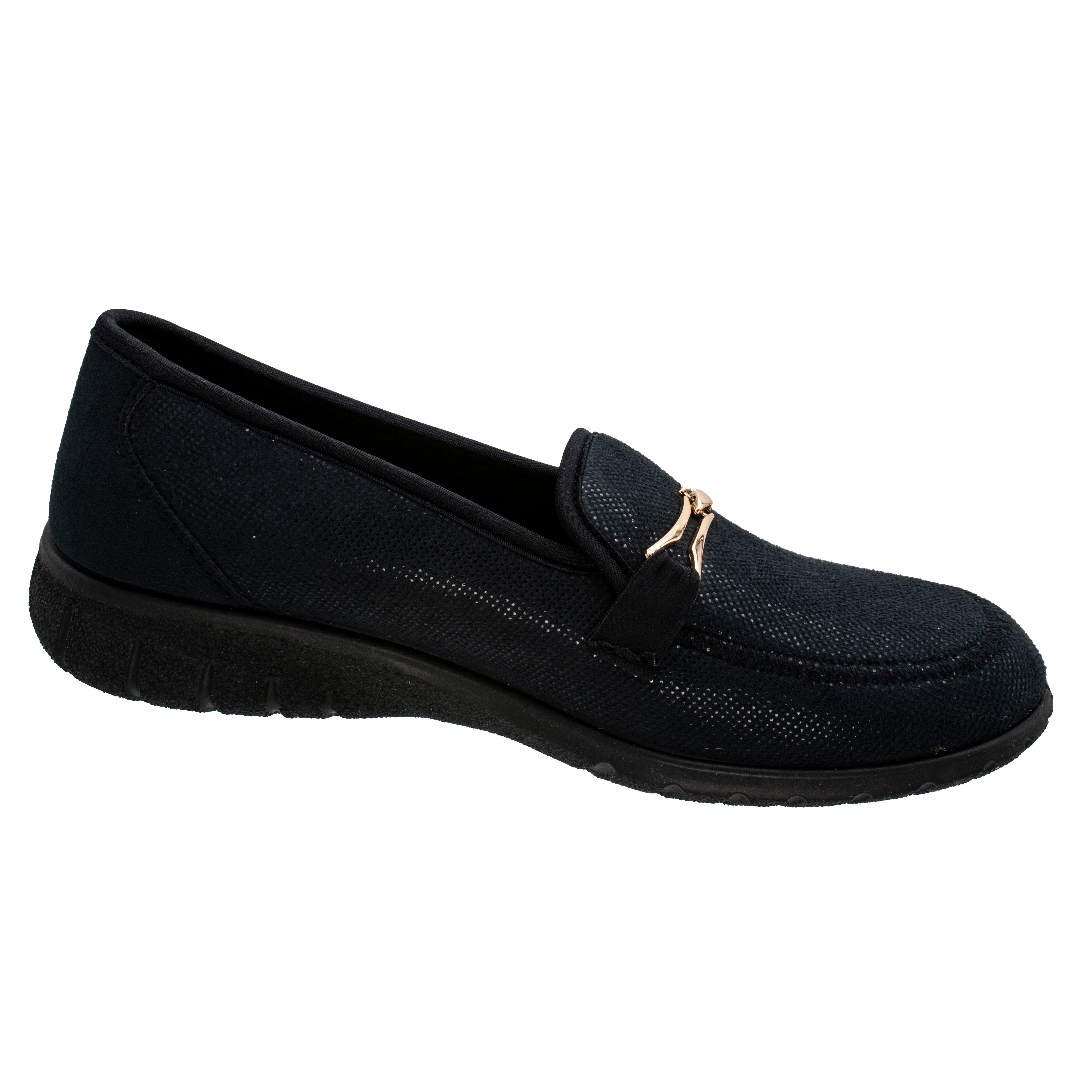 Fischer-Markenschuh Karin Slipper aus Stretchmaterial, Textilfutter, Ledere günstig online kaufen