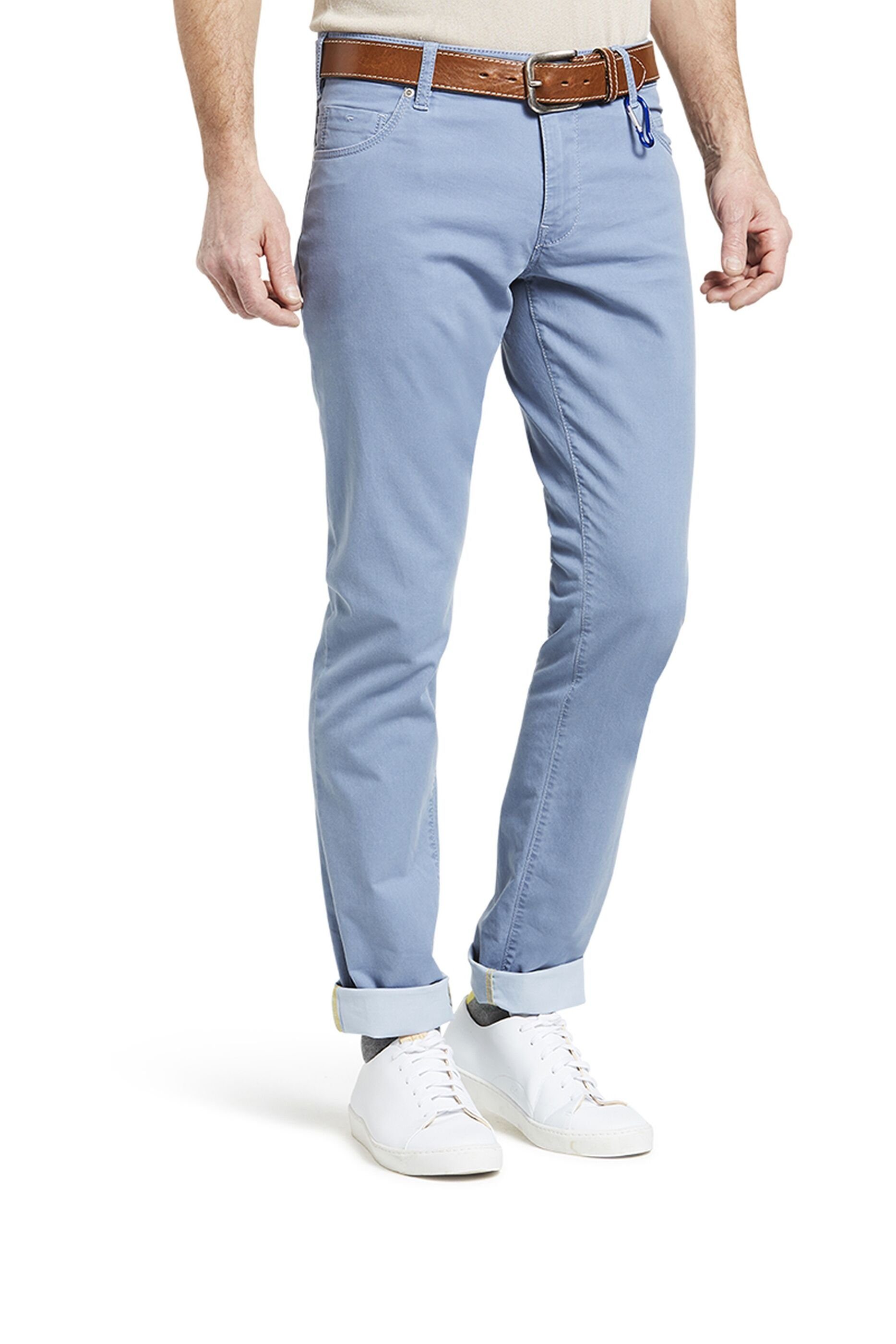 blau aus 'M5' MEYER Slim-fit-Jeans Produktion europäischer