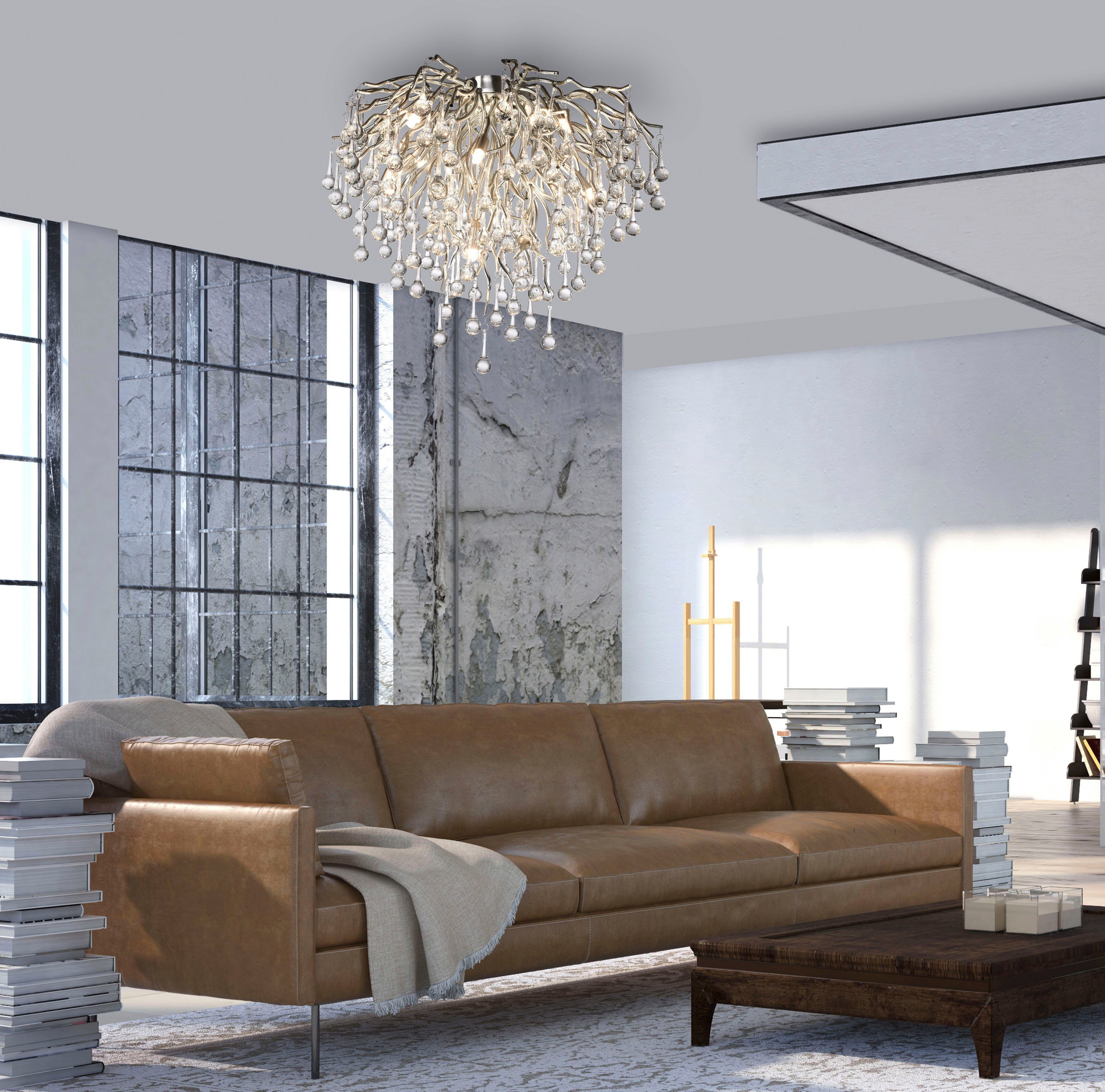 Paul Neuhaus Deckenleuchte ICICLE, ohne Leuchtmittel, ExklusiveG9 günstig online kaufen