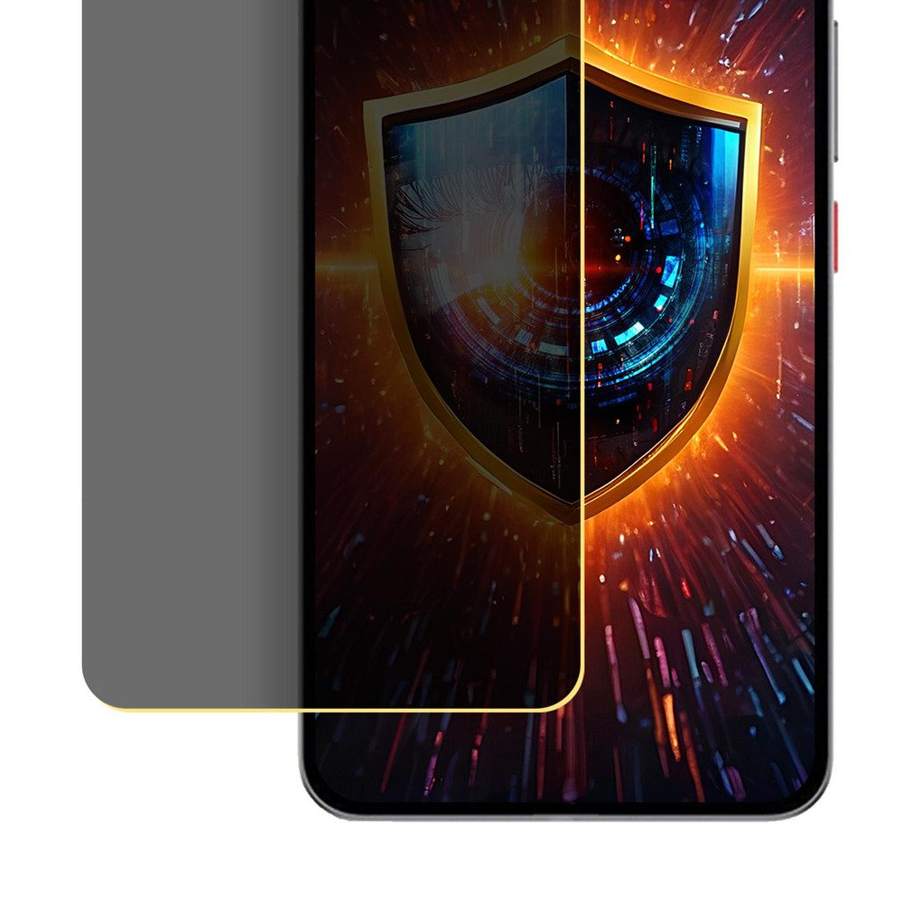 3MK Displayschutzfolie Blickschutzfolie Sichtschutzfolie für Nubia Neo 3, Spar-Set, 1 Stück, Blickschutz ab 30°, matt, bis 250% staerker