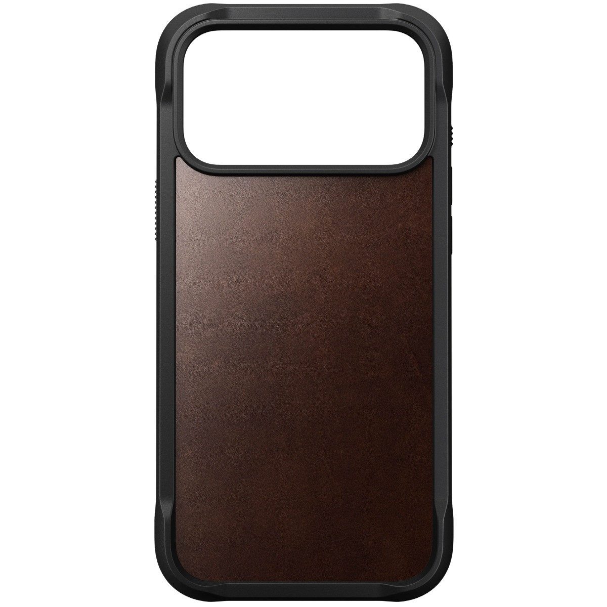 Nomad Smartphone-Hülle Rugged Leather Case, für iPhone 17 Pro Max, Rustikales Braun Horween