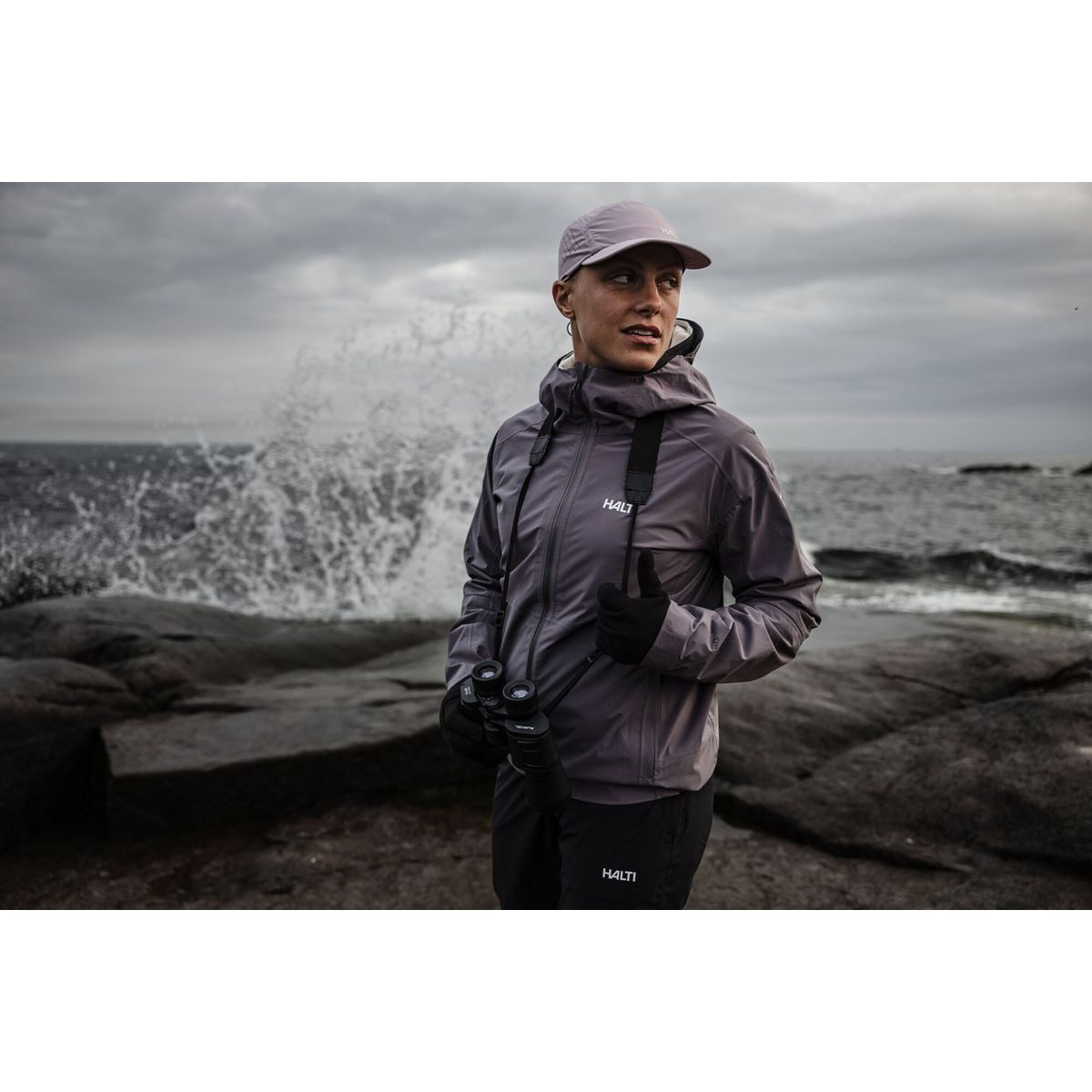 HALTI Outdoorjacke Staala Drymaxx Shell Jacket Women's Stilvolle und wasserdichte Damenjacke für vielseitige