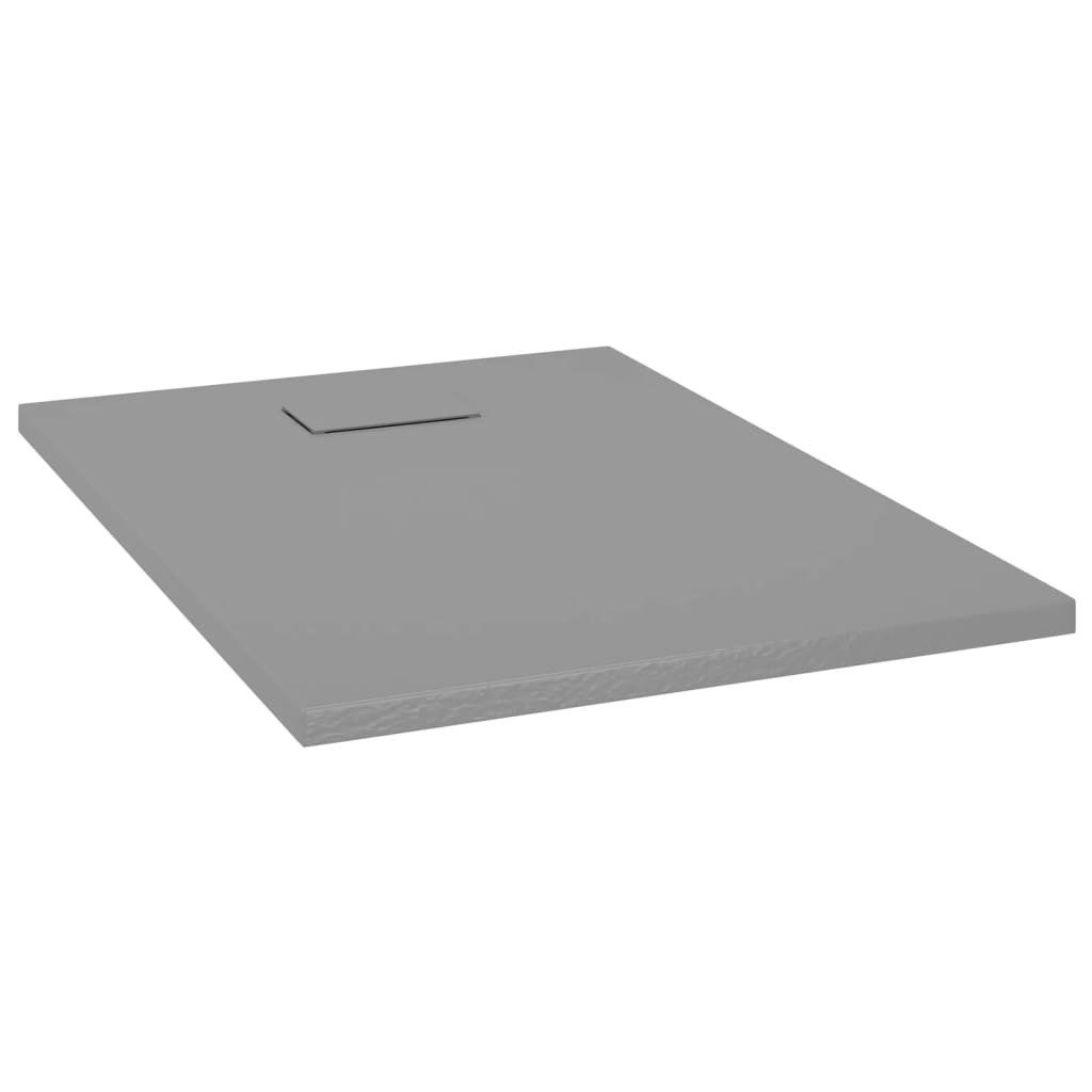 vidaXL Duschwanne Duschwanne SMC Grau 100x70 günstig online kaufen