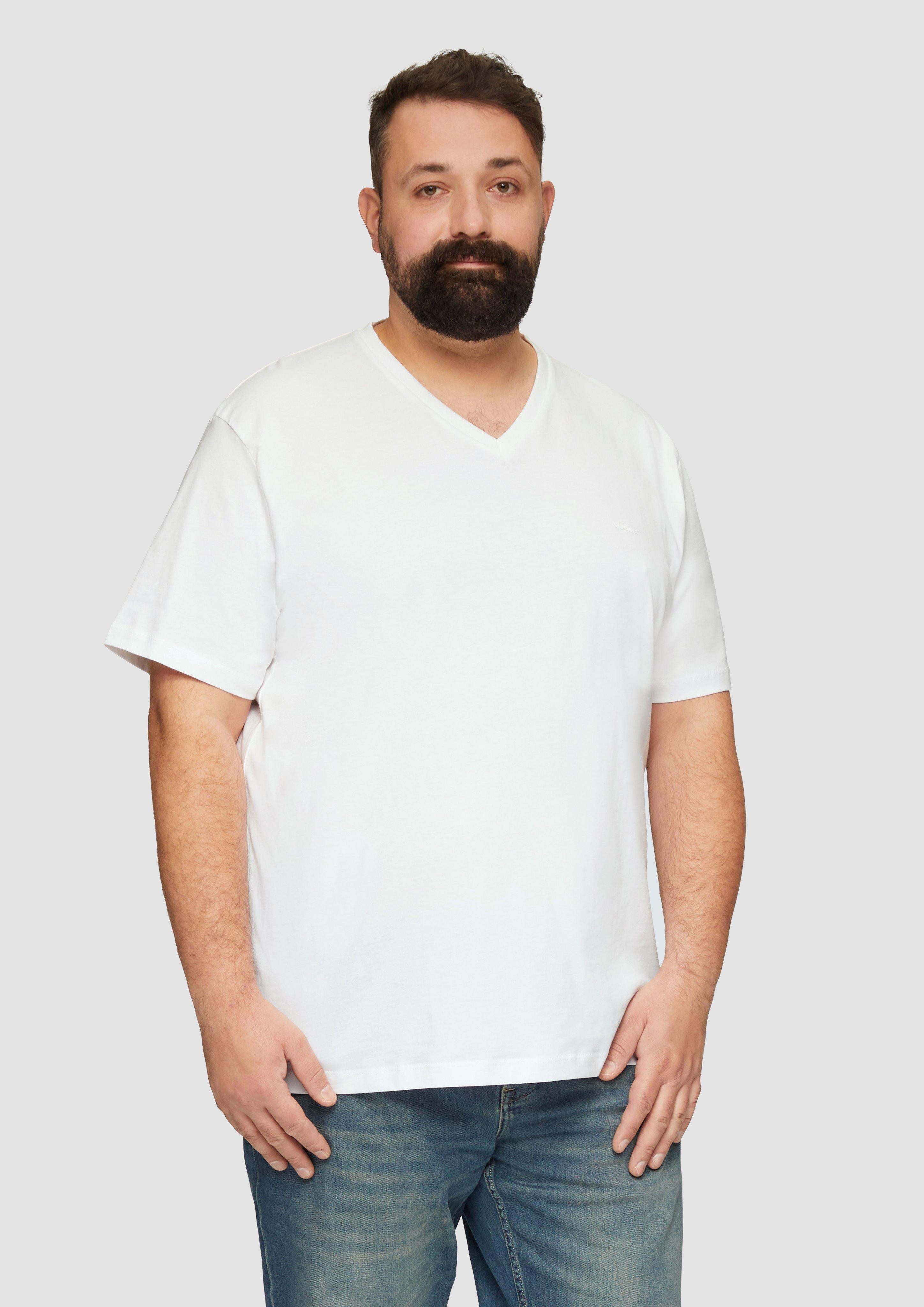 s.Oliver Kurzarmshirt Jerseyshirt mit Logo und günstig online kaufen