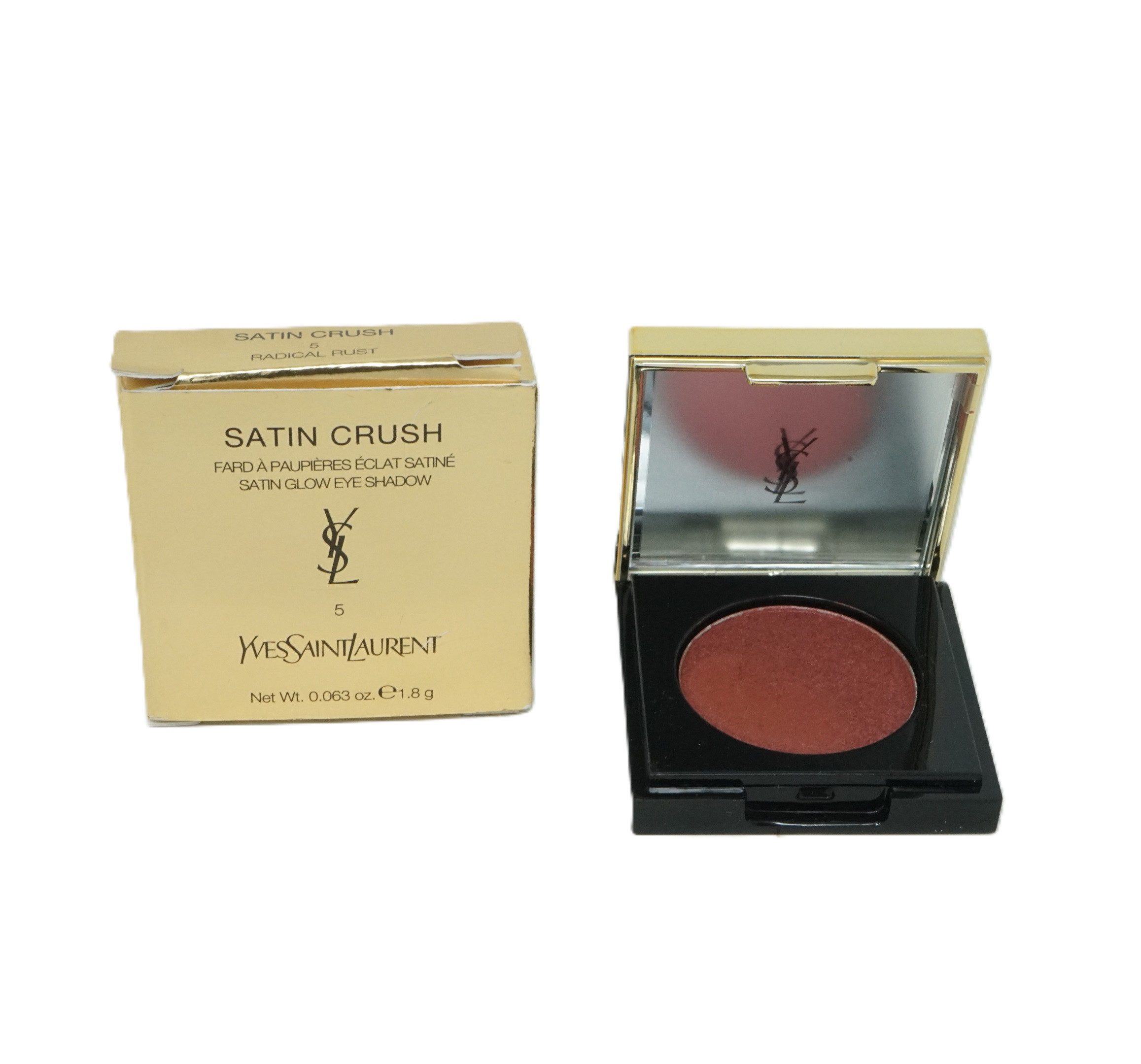 YVES SAINT LAURENT Lidschatten Yves Saint Laurent Satin Crush Glow Lidschatten 1,8g Radical Rust 5