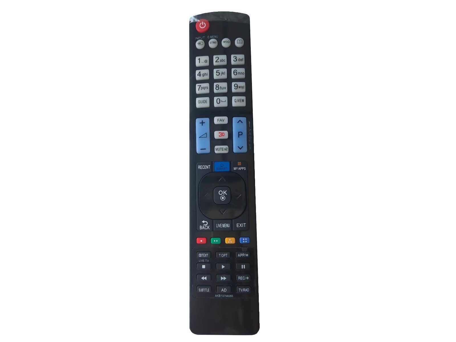 azurano Ersatz für LG AKB73756565 AKB74455403 Universal-Smart-TV-Fernbedienung
