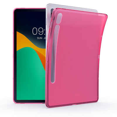 kwmobile Tablet-Hülle Hülle für Samsung Galaxy Tab S8 / Galaxy Tab S7, Silikon Case transparent - Tablet Cover Tablethülle gummiert