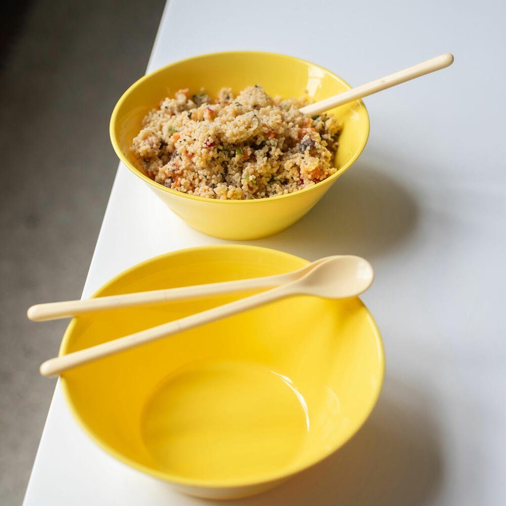 KOZIOL Schale Nora Bowl M, Strong Yellow, 700 ml, Thermoplastischer Kunststoff