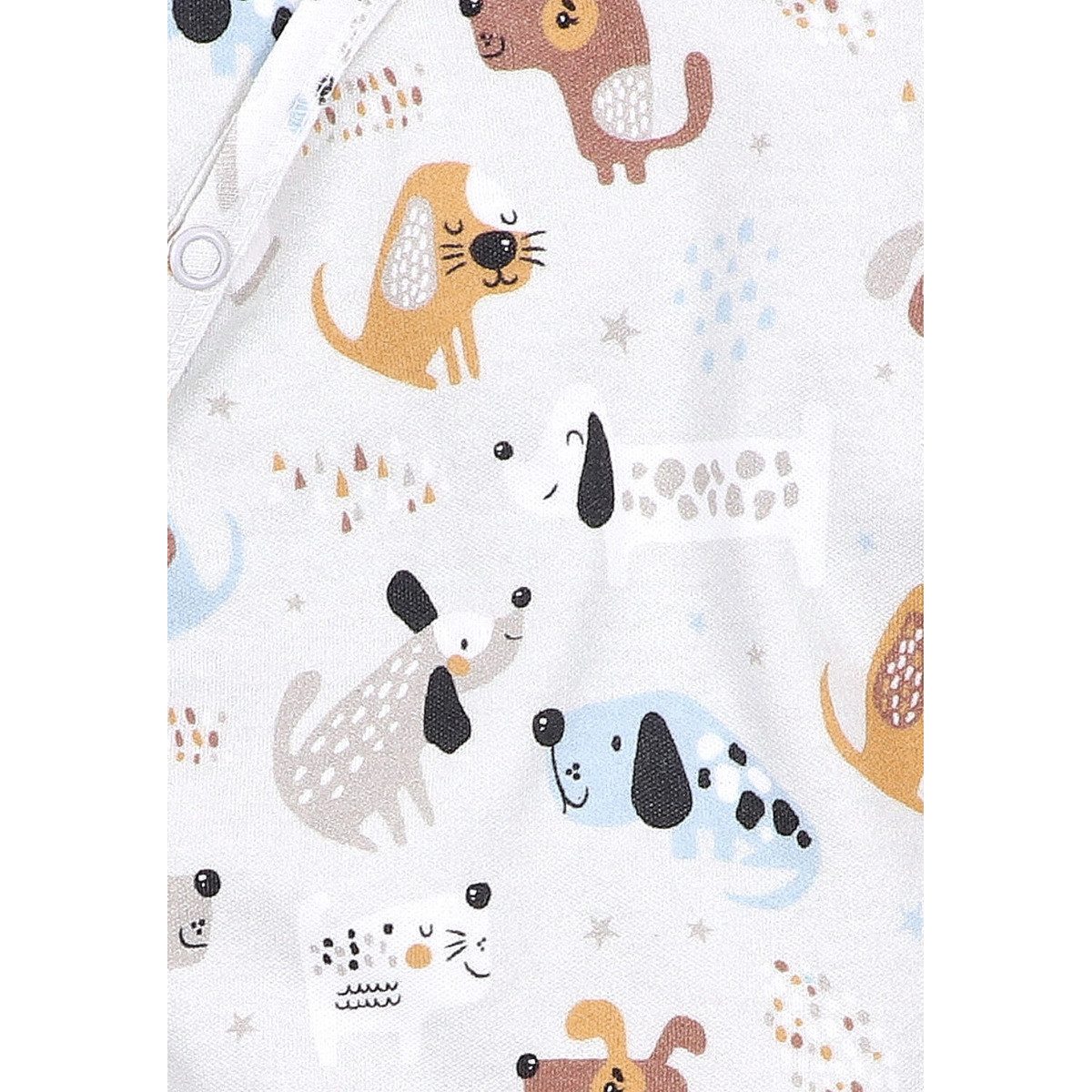 NINI Langarmwickelbody Floral Unisex Kinder (1-tlg) Langarm Einteiler, Body, Longsleeve-Body, Bodysuit, Stretchbody