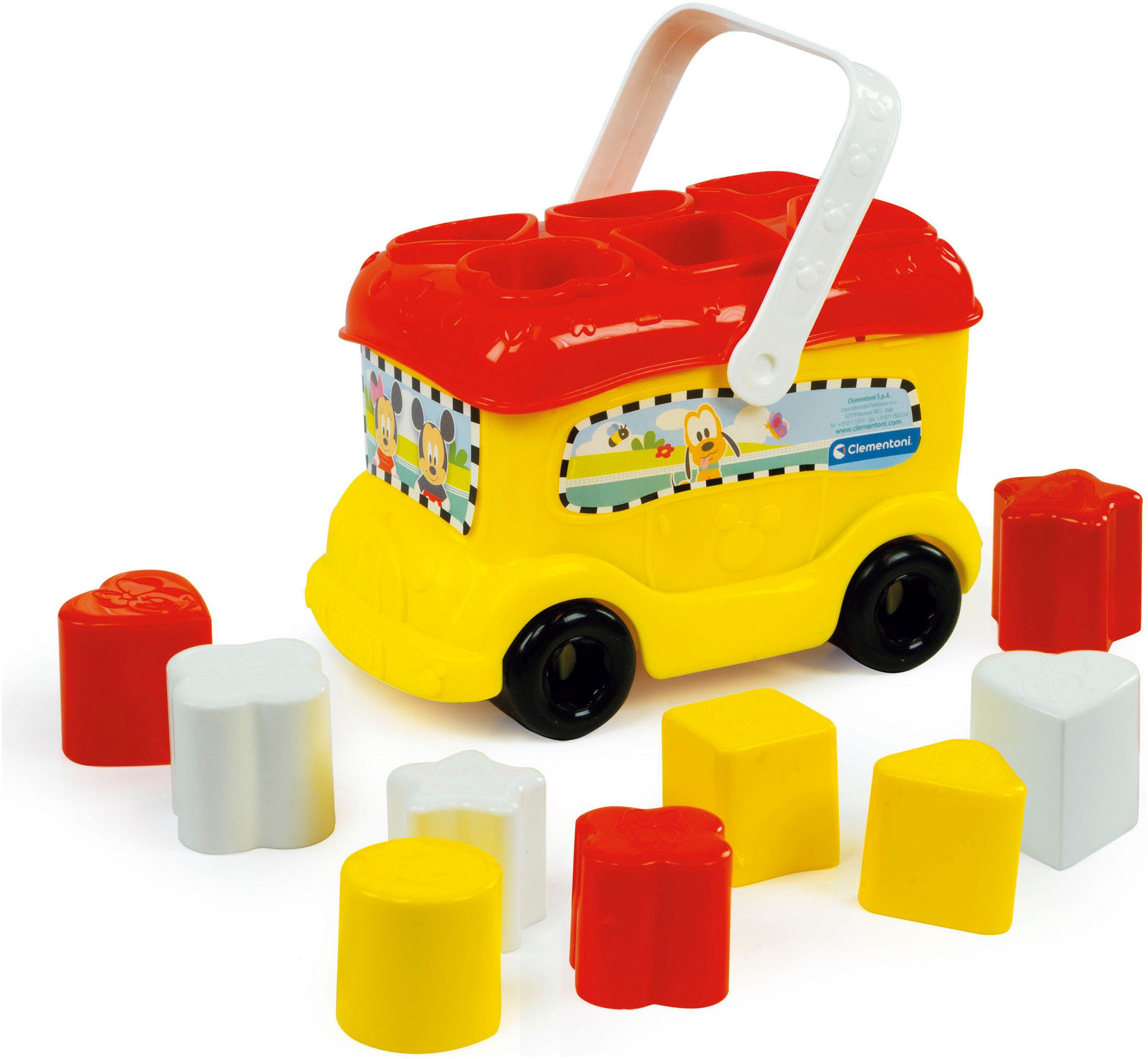 CLEMENTONI® Spielbausteine Baby Clementoni, Disney Baby Mickey Sortierbus Made in Europe mehr
