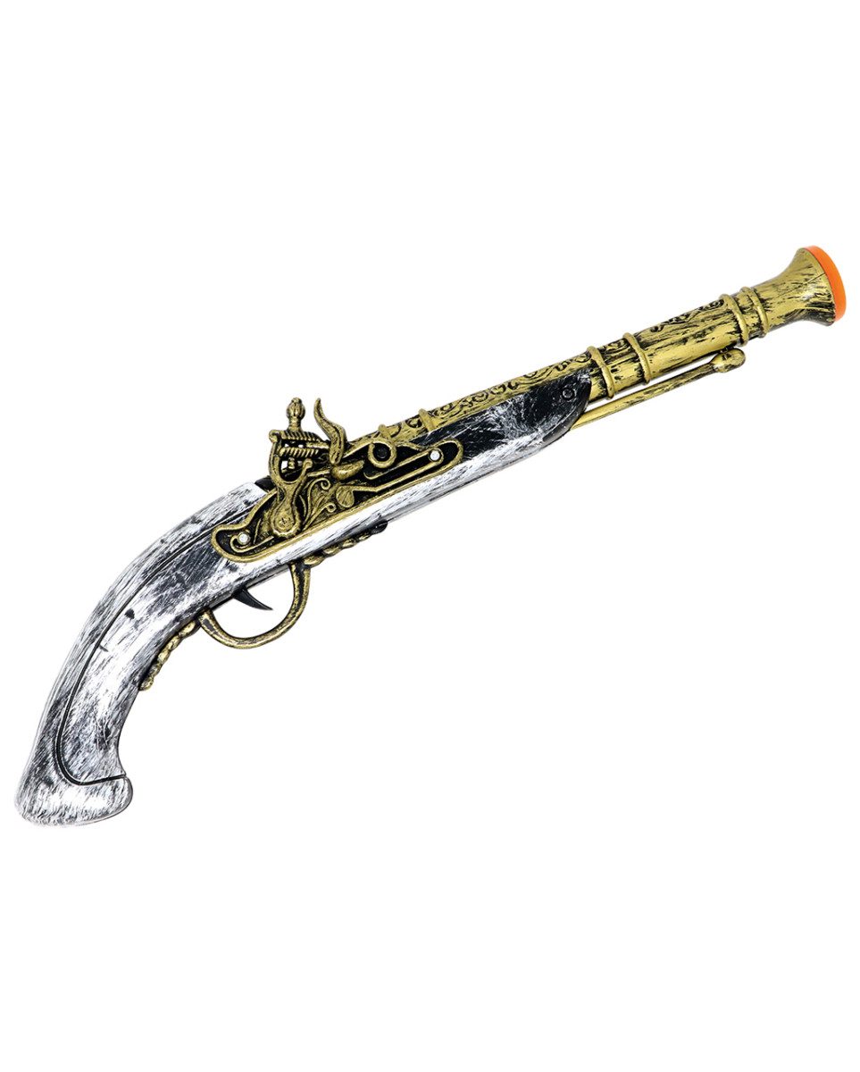 Horror-Shop Blaster Antike Blunderbuss Piratenpistole als Kostümzubehö