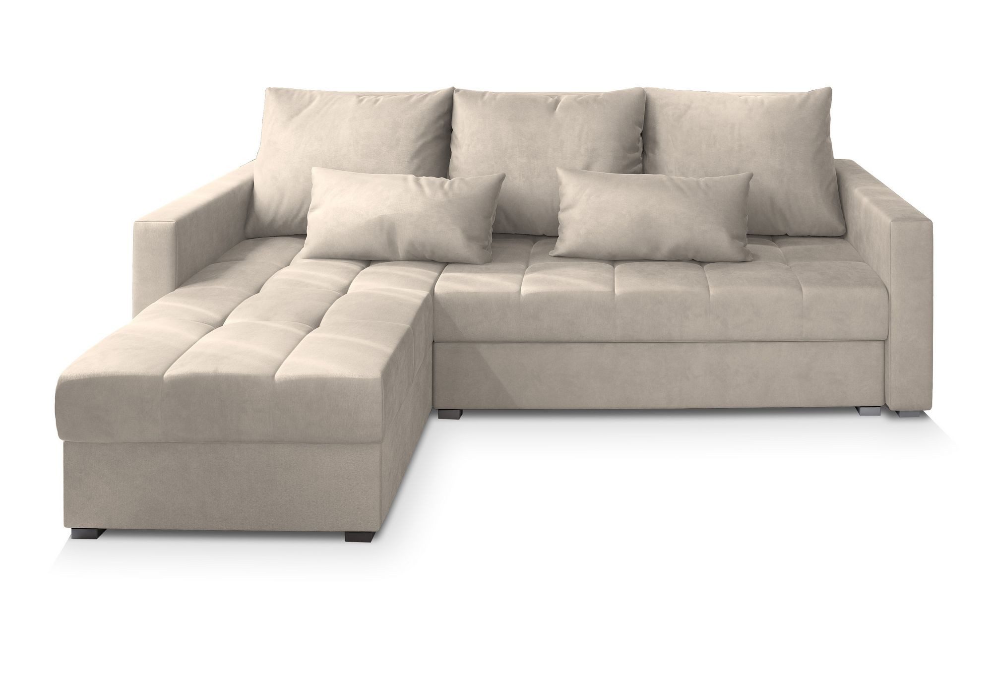 Masseno Ecksofa KOS mit Schlaffunktion L-Form, Sofa mit Bettkasten günstig online kaufen