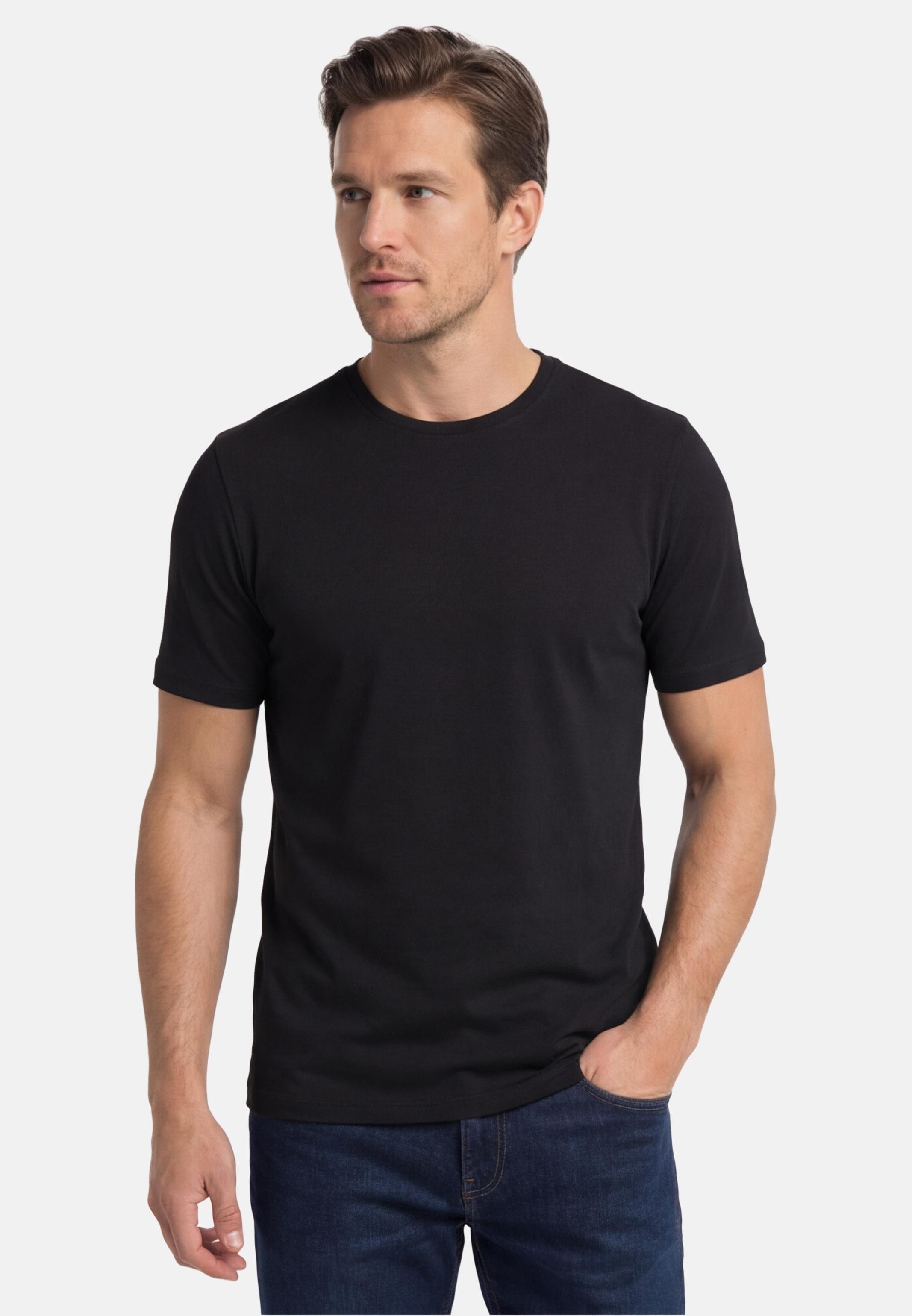 Redmond T-Shirt 5er Pack Basic (Spar-Set, 5-tlg) T-Shirt - Baumwolle - Atmungsaktiv