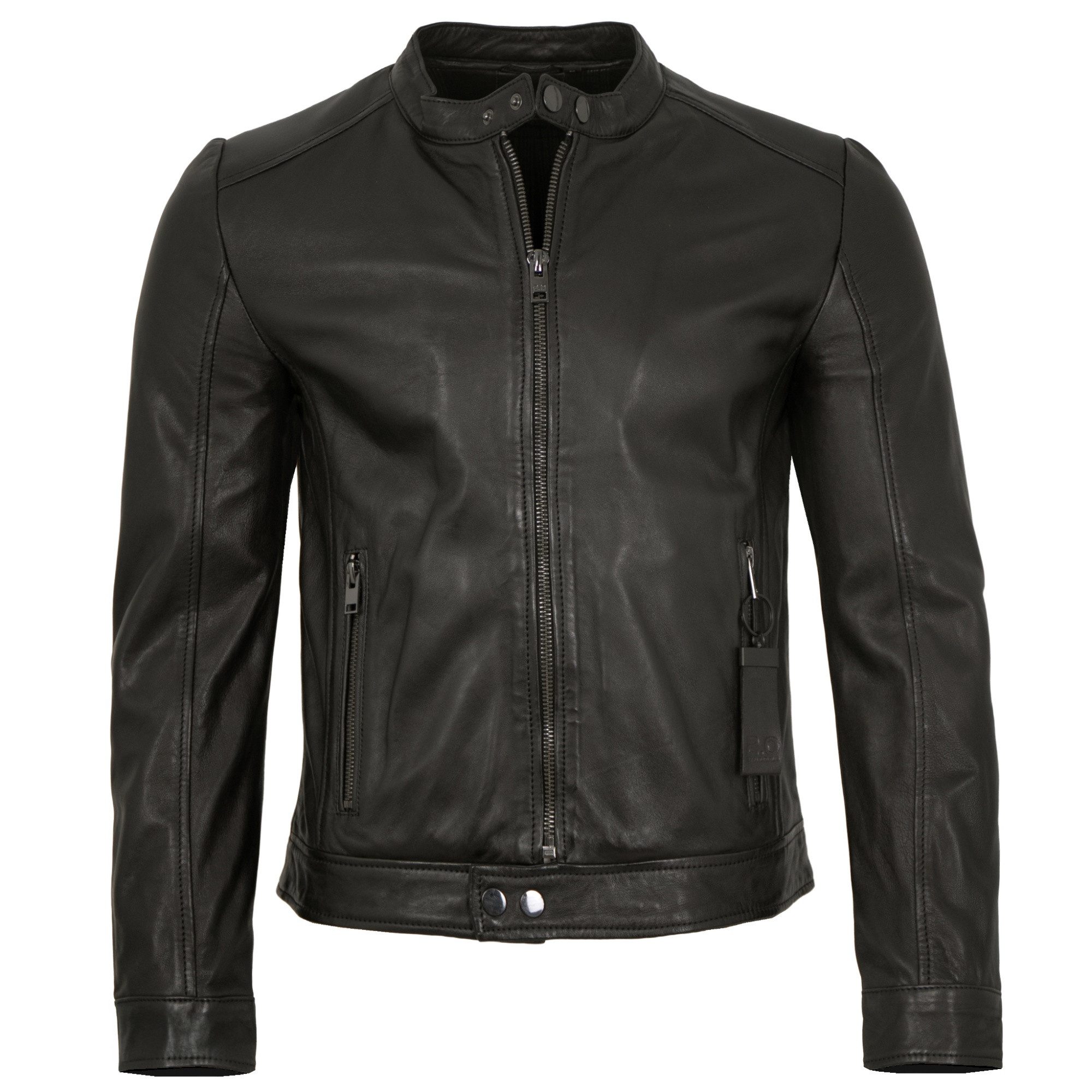 2.0 by Mauritius Lederjacke G2MIgnacy 2.0 by Mauritius - Herren Lederjacke Lammnappa schwarz