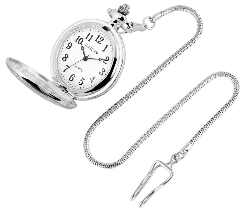 EXCELLANC Quarzuhr 4000048 Excellanc Taschenuhr, Echtleder-Zeichen günstig online kaufen
