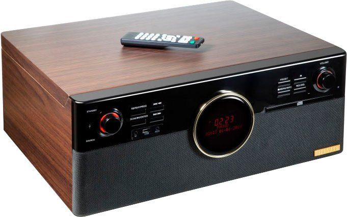 Technaxx DAB+ Bluetooth LP-Player TX-137 Multifunktionsspieler (Riemenantrieb, Bluetooth)