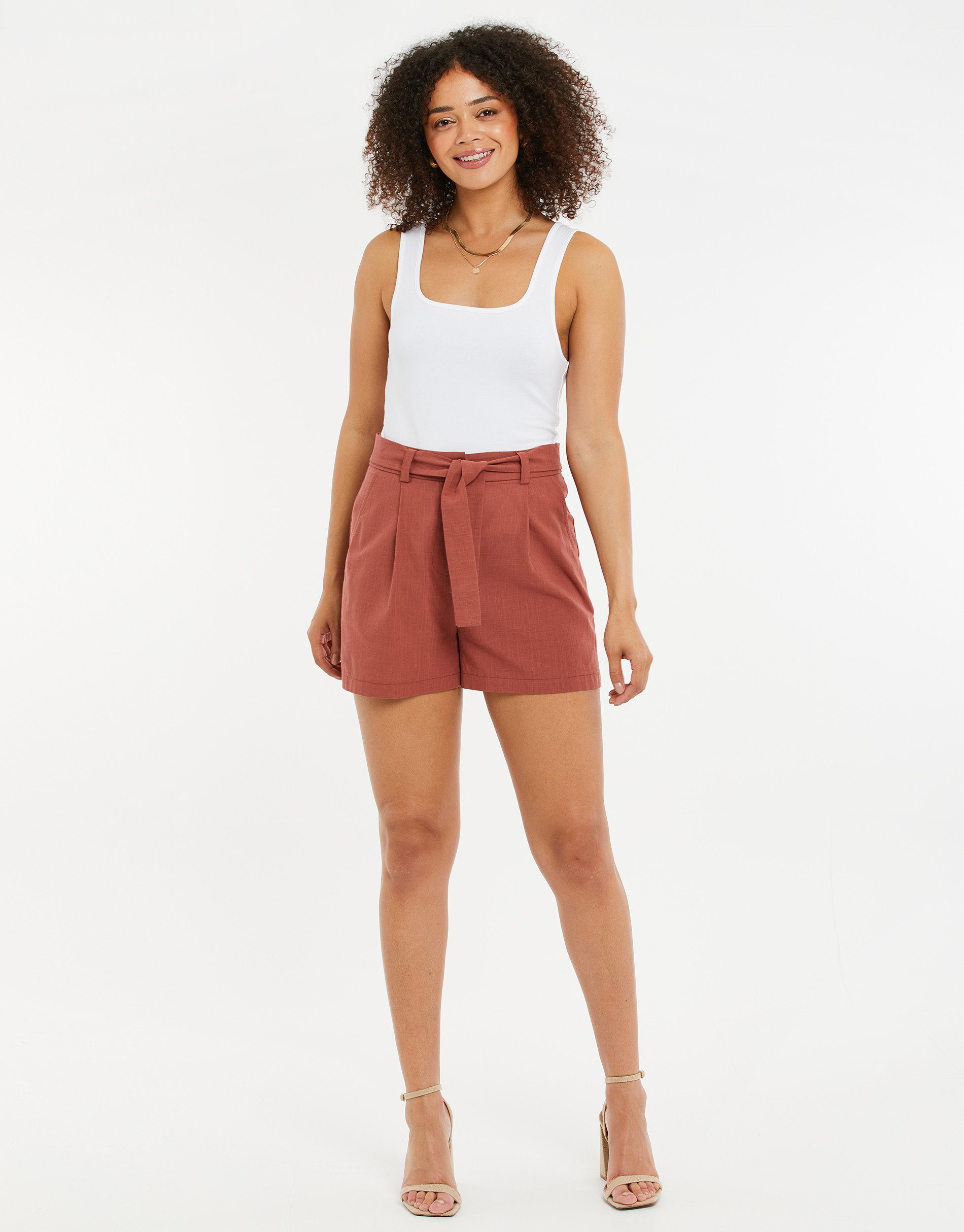 Threadbare Shorts THBLauren (1-tlg) mit Bindegürtel