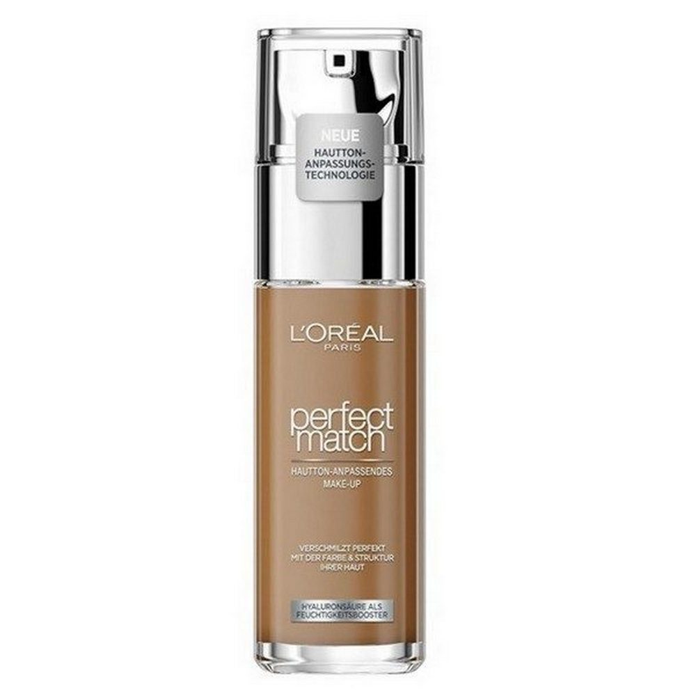 L'ORÉAL PARIS Foundation Perfect Match Make-Up 8.5D/8.5W Caramel Toffee, Natürlicher, ebenmäßiger Teint, Leichte Textur, Kein Maskeneffekt