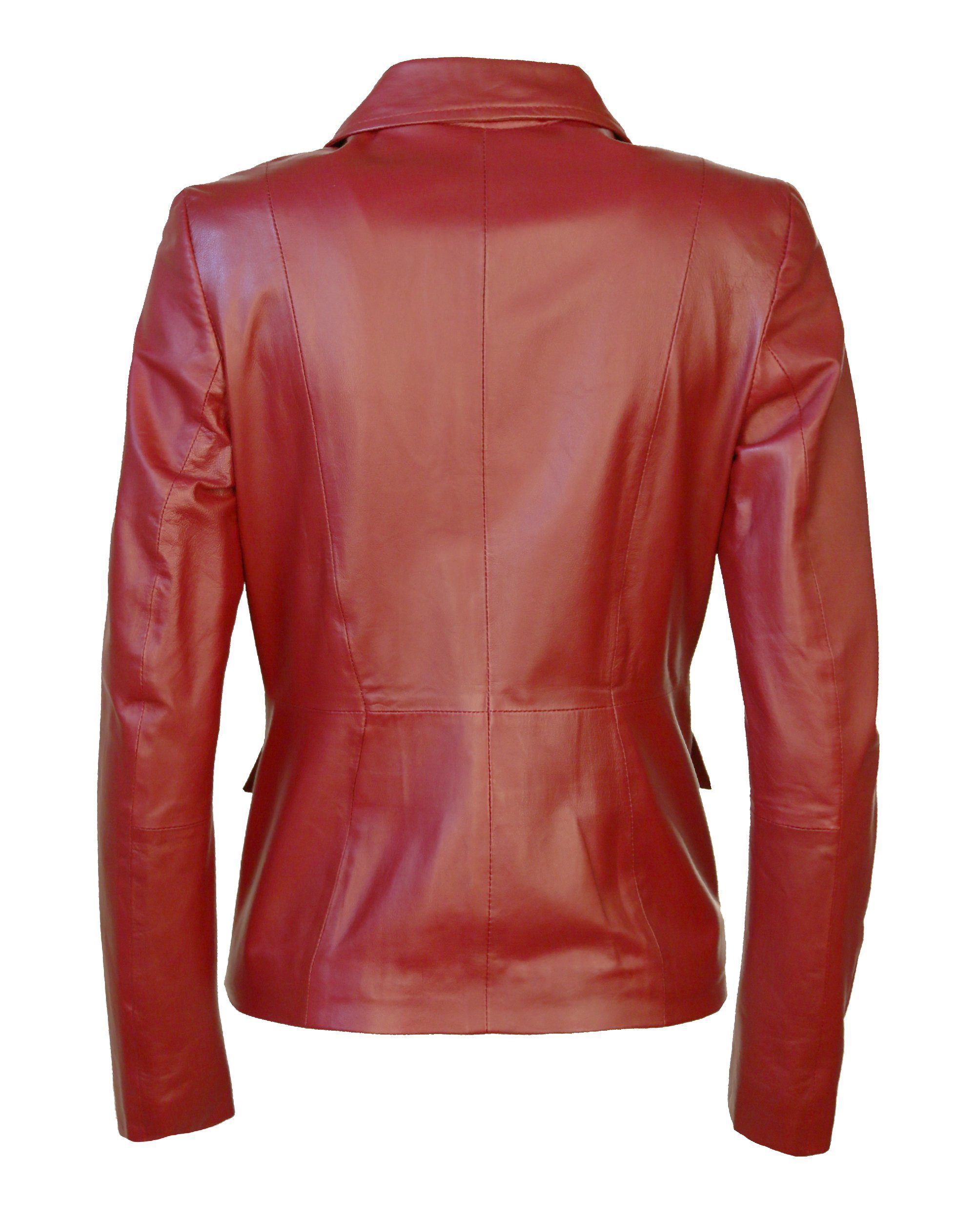 JCC Triesta Lederjacke red