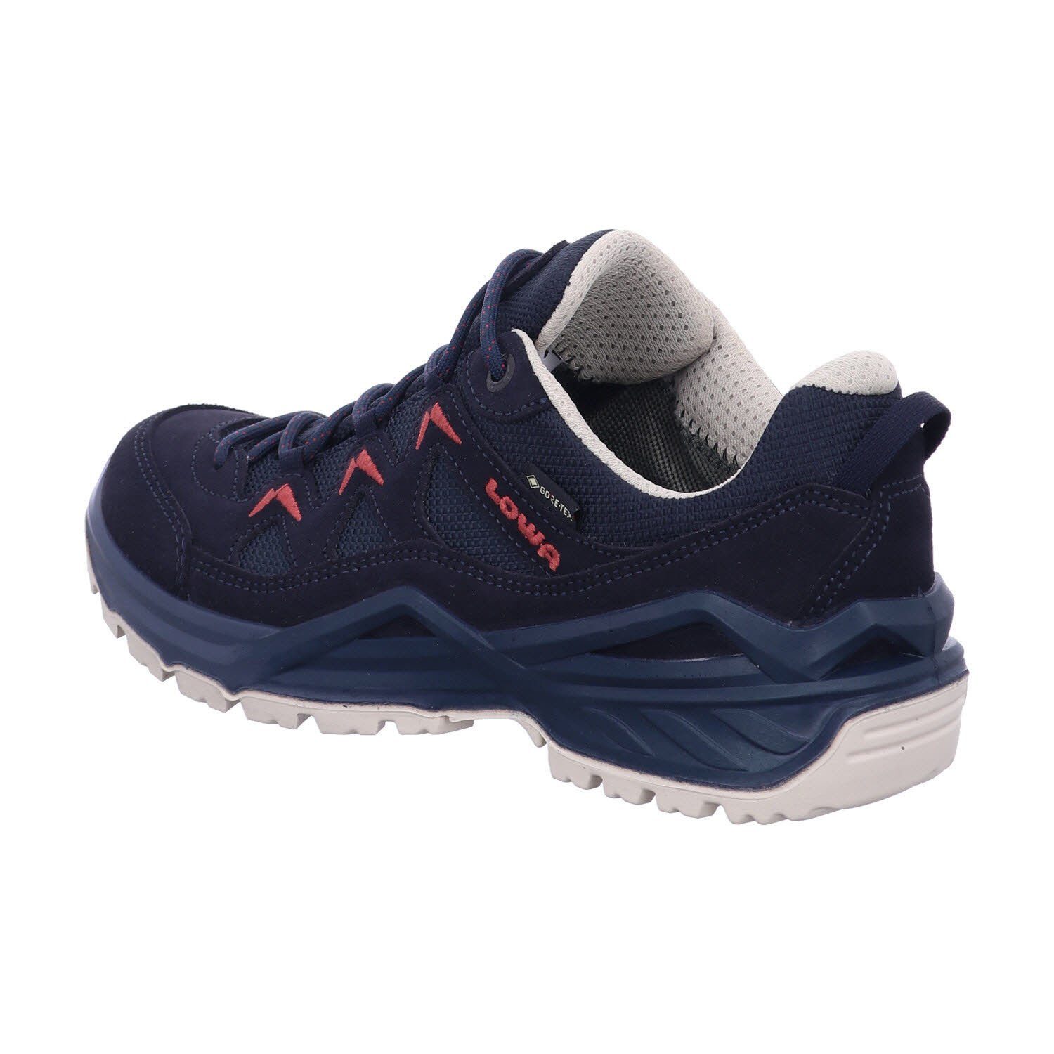 Outdoorschuh (2-tlg) EVO Lowa SIRKOS GTX LO navy/rotholz WS