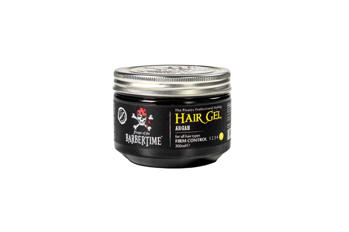 BARBERTIME Haargel Haargel Hair Gel Styling-Gel Glanz & Starken Halt 300ml Argan
