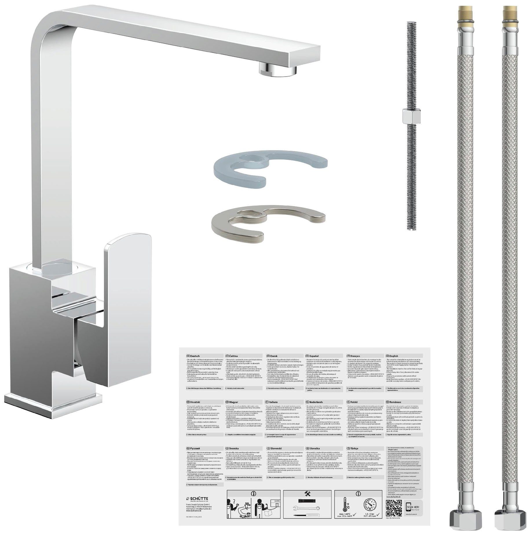 Schütte Spültischarmatur Tianto 360° schwenkbarer Wasserhahn, Mischbatterie günstig online kaufen