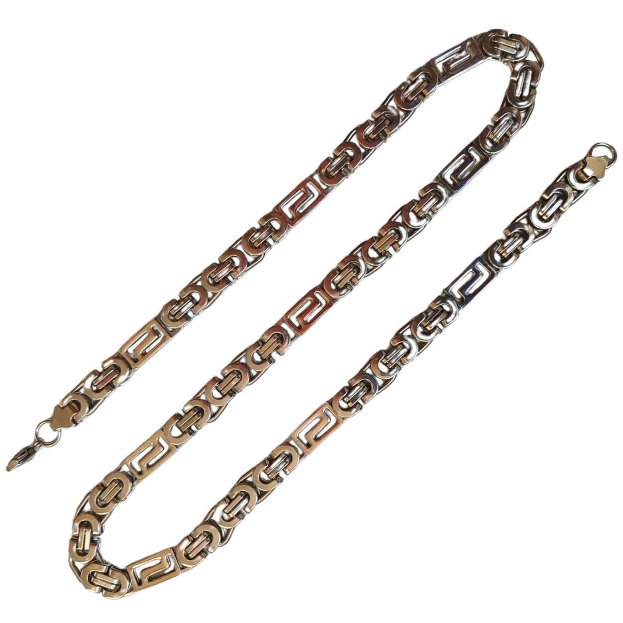 Ware aus aller Welt Königskette Edelstahl Halskette 8mm x 60cm Panzerkette Hiphop Rapper Biker