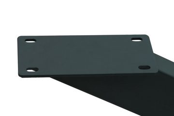 Zelsius Tischbein Metall Tischbeine Kreuzgestell, 98 x 58 x 44,5 cm, schwarz