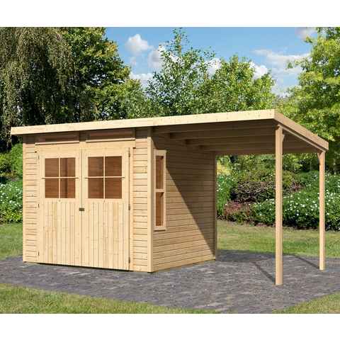 Karibu Gartenhaus Falkensee 4, BxT: 444x236 cm, (Set)