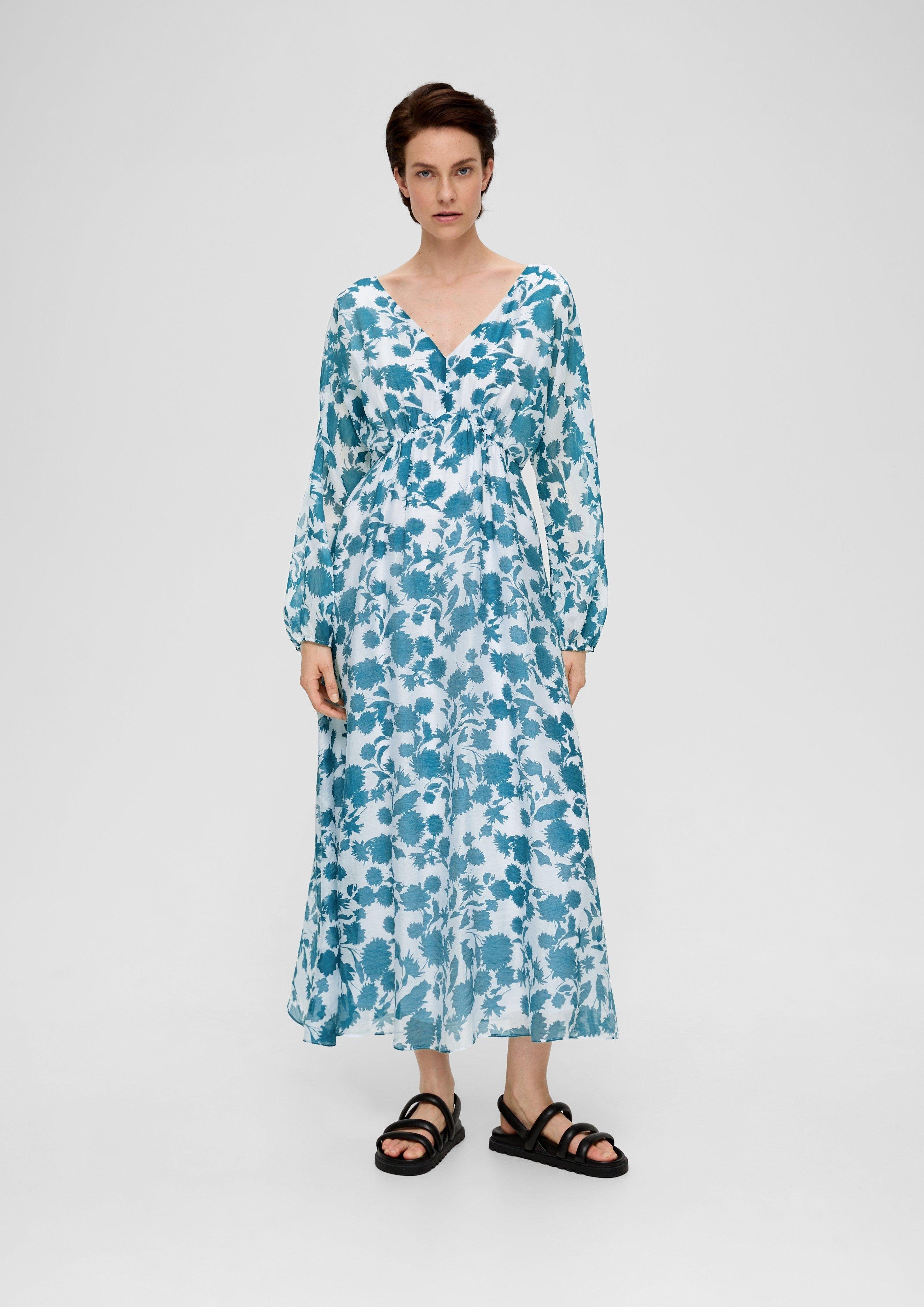 Maxikleid Kleid aus Lyocellmix