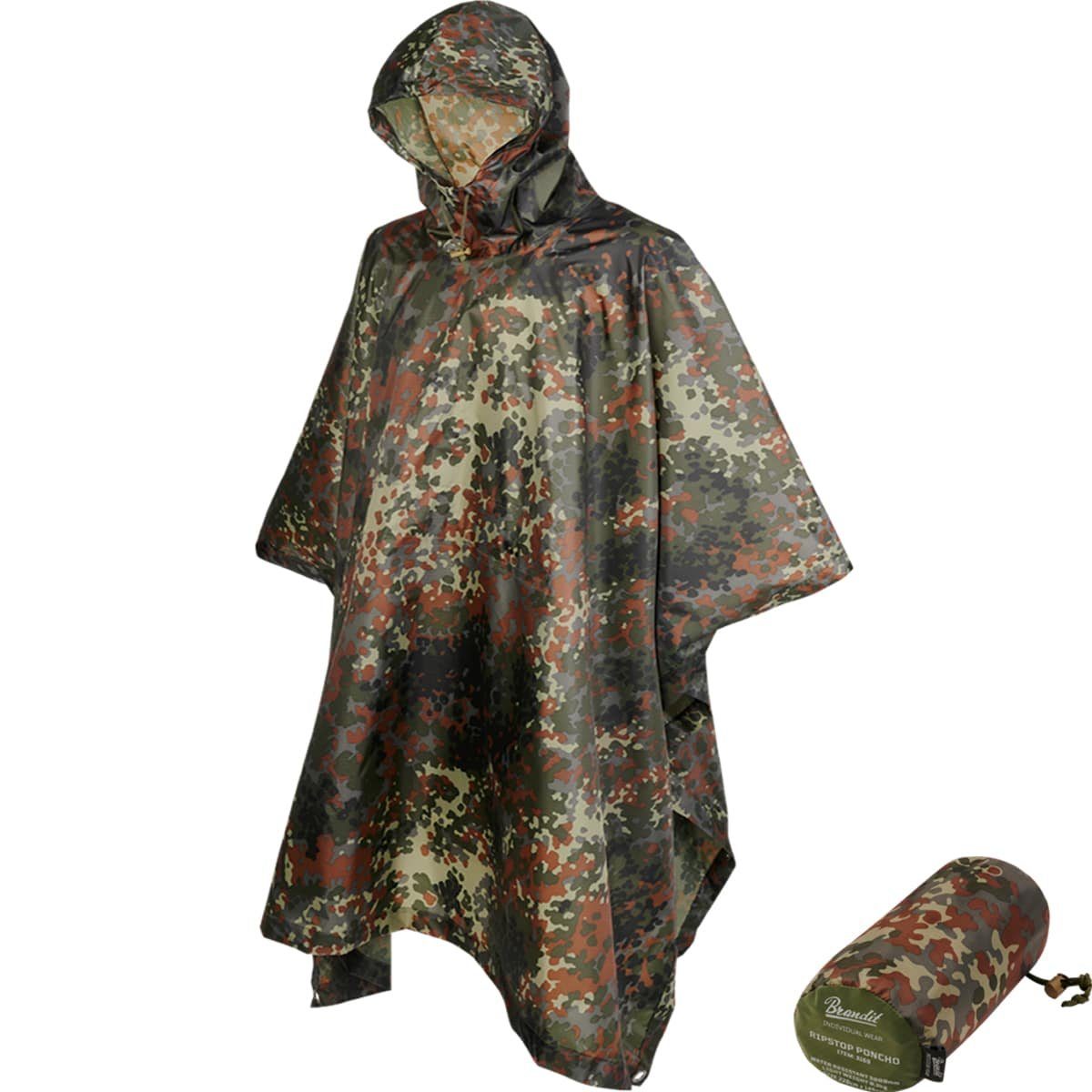 Brandit Regenponcho Bundeswehr Poncho RipStop günstig online kaufen