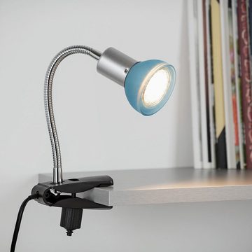 etc-shop Klemmleuchte, Leuchtmittel inklusive, Warmweiß, Leselampe Bett Klemme Klemmlampe LED mit Stecker Bettlampe