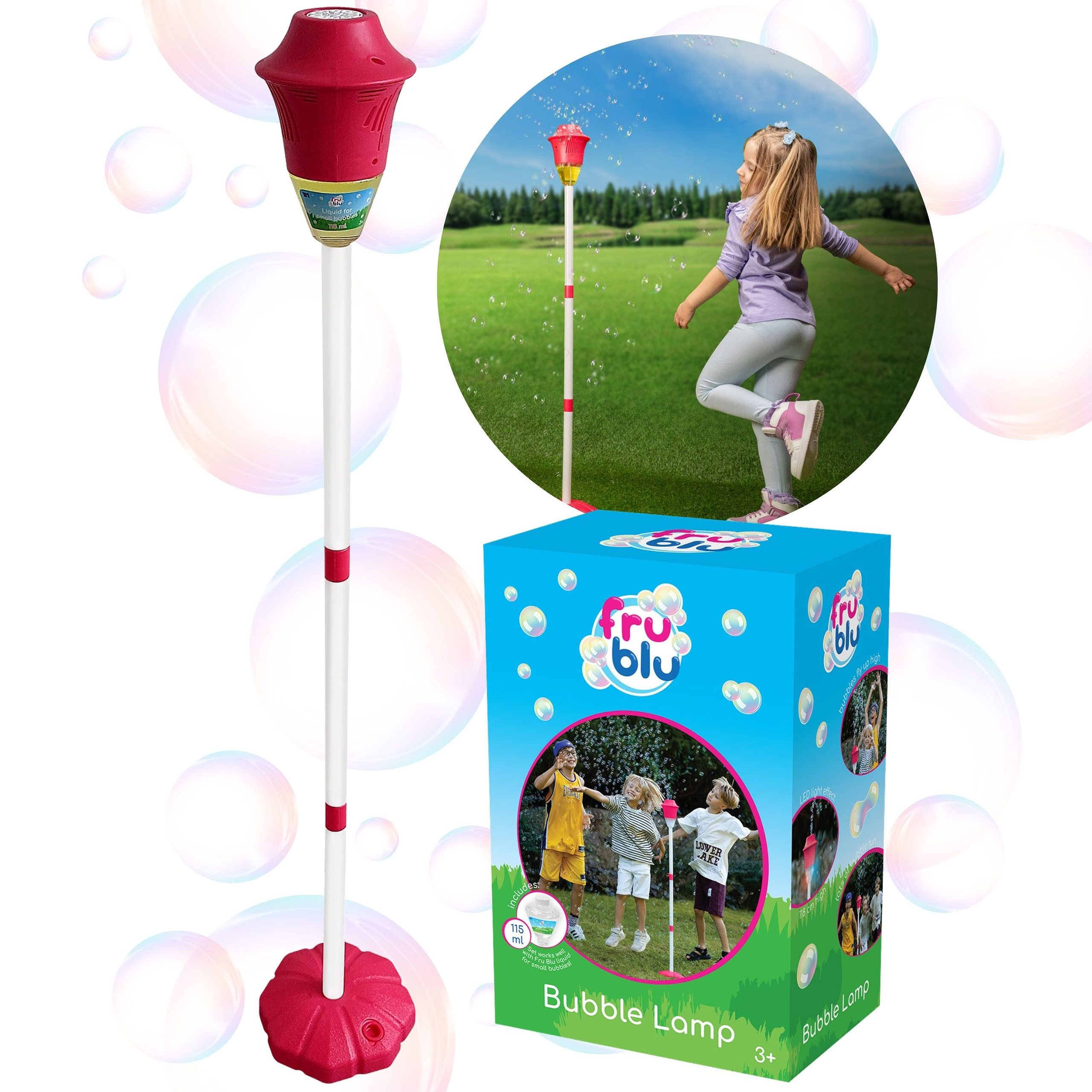 Sarcia.eu Seifenblasenmaschine Seifenblasenset Gartenlaterne Seifenblasenmaschine + Flüssigkeit 115ml