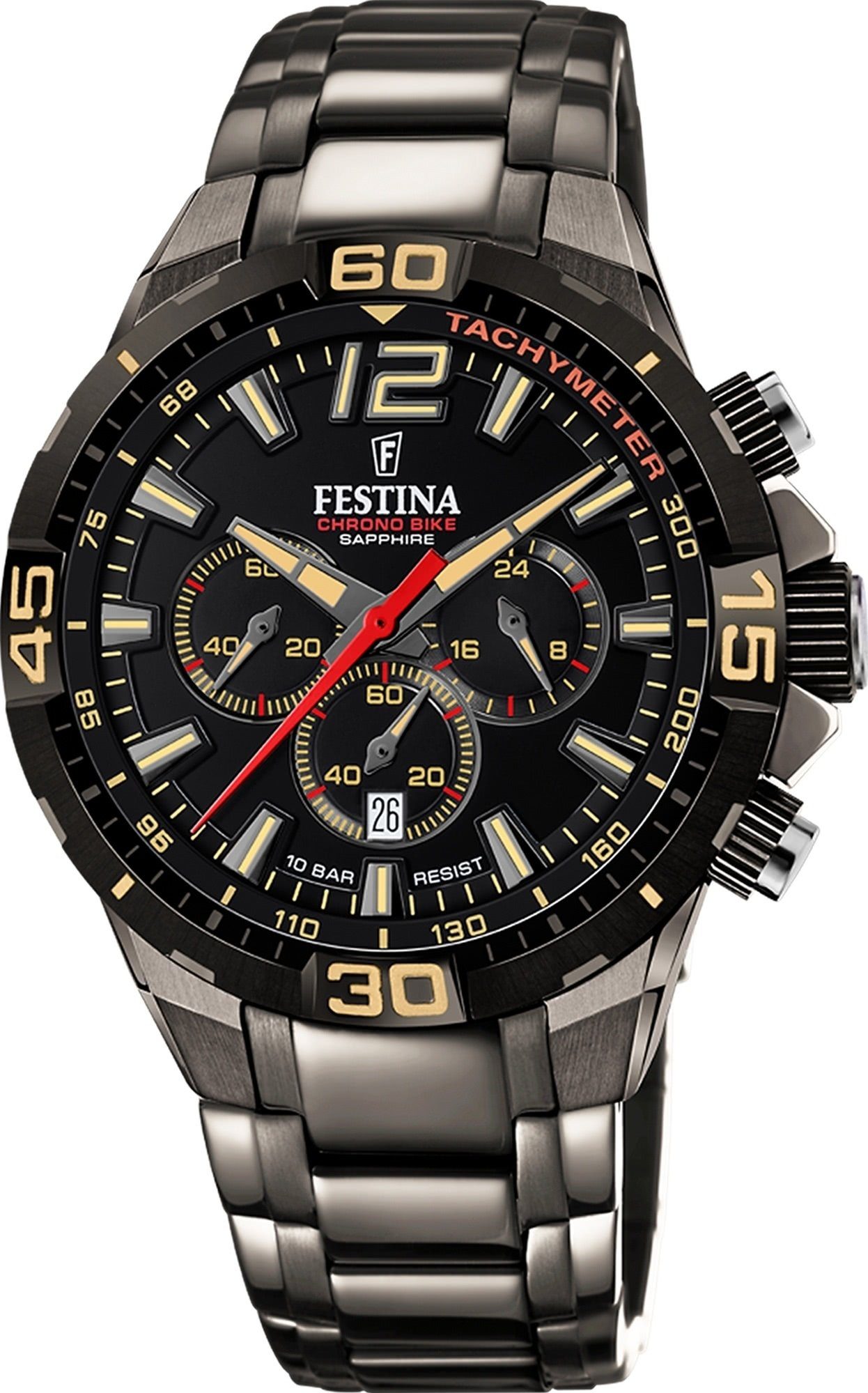 Festina Chronograph »UF20527/1 Festina Herrenuhr F20527/1 Edelstahlband