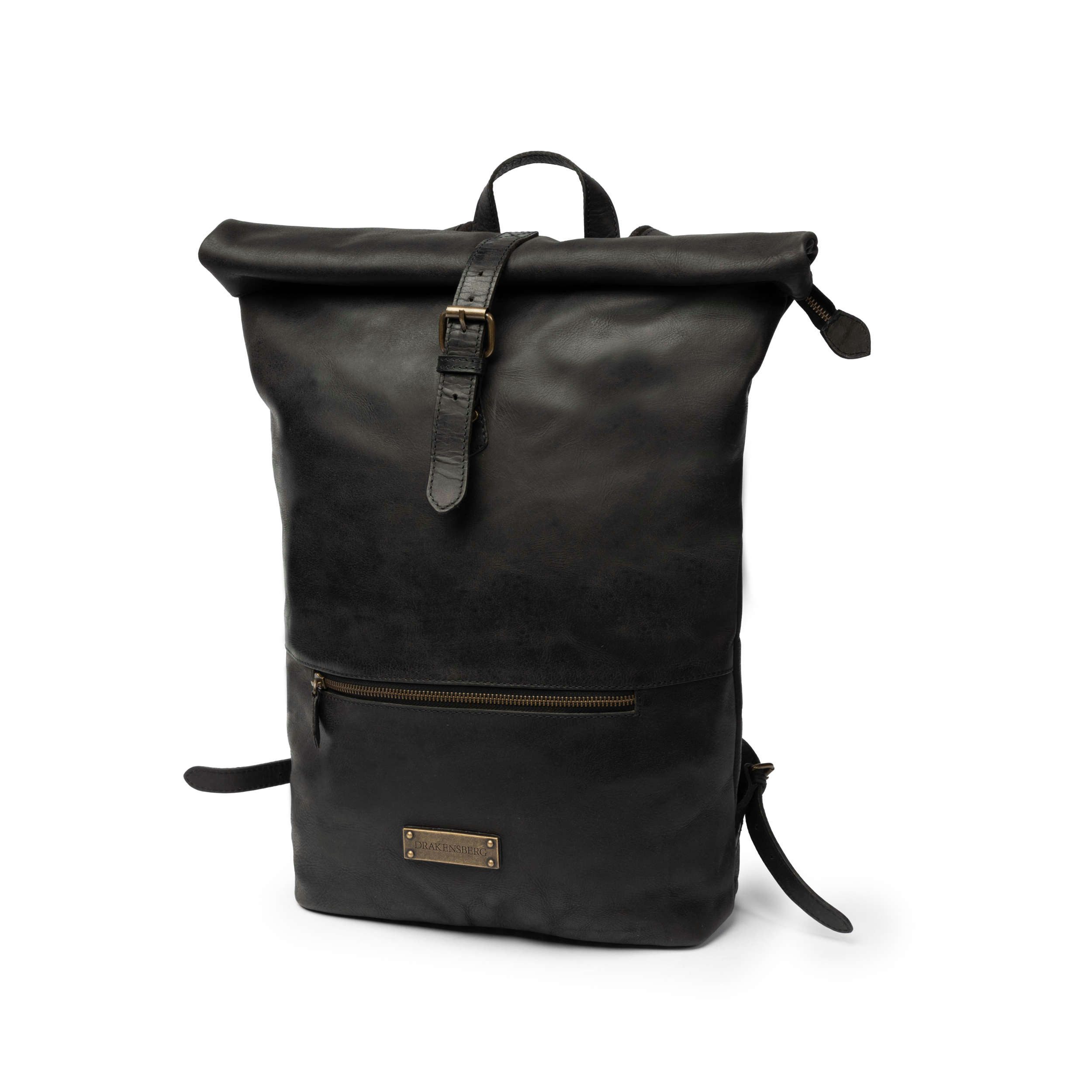 DRAKENSBERG Rucksack Roll-Top »Ryan« Schwarz, Herren, günstig online kaufen
