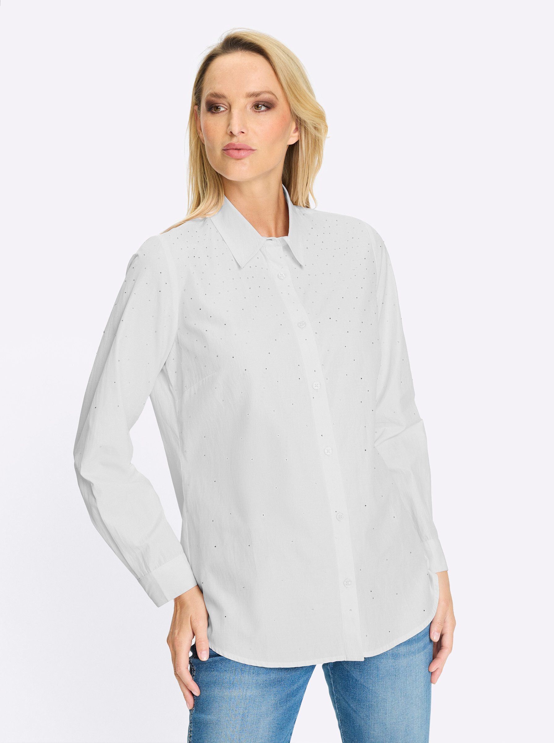 heine Klassische Bluse Hemdbluse Langarm
