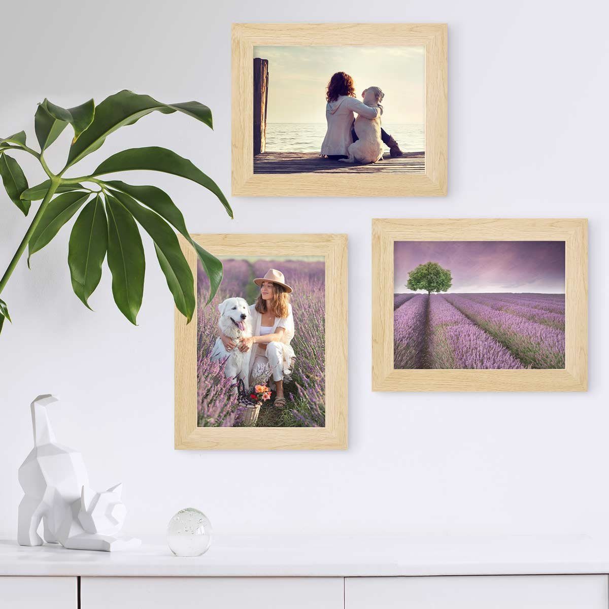 PHOTOLINI Bilderrahmen 3er Set breite Rahmen, günstig online kaufen