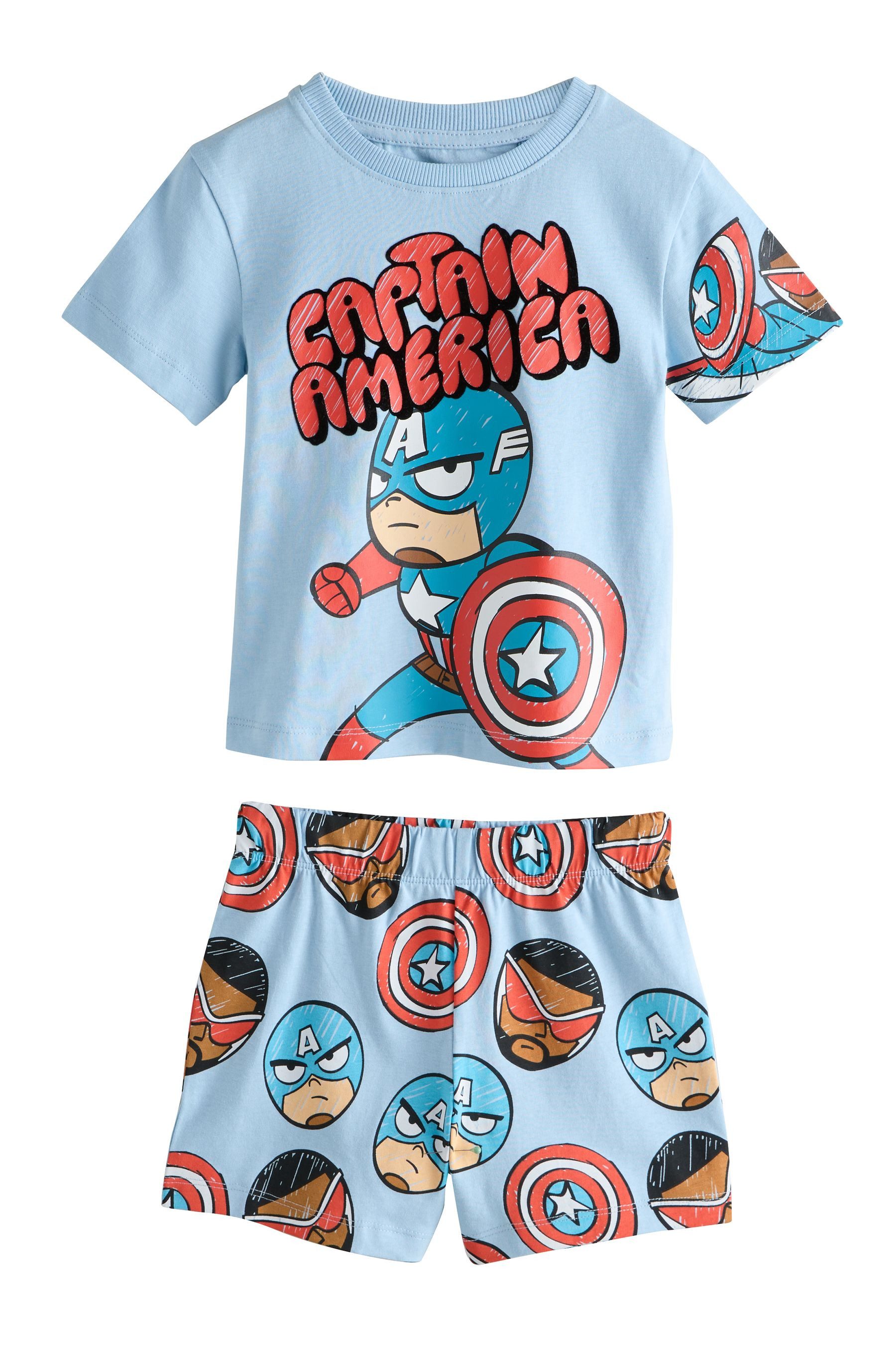 Next Pyjama 3er-Pack kurze Schlafanzüge, Marvel (6 tlg)