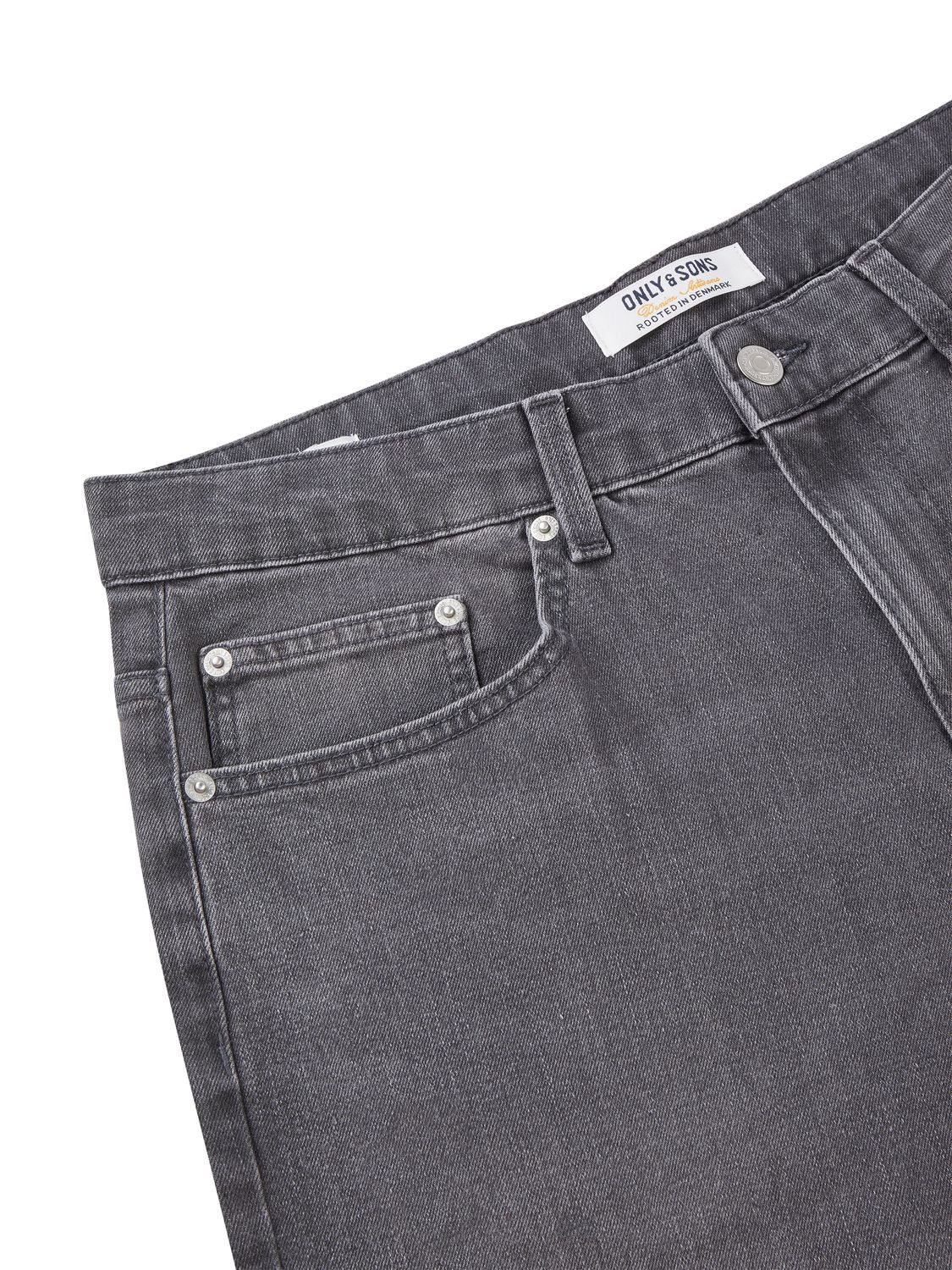 ONLY & SONS Straight-Jeans Herren Jeanshose ONSBEN Regular Fit Denim Hose mit Stretch – Bild 3 von 4