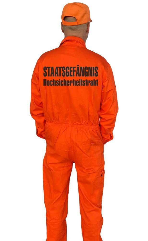 coole-fun-t-shirts Kostüm STAATSGEFÄNGNIS HOCHSICHERHEITSTRAKT Karneval Set