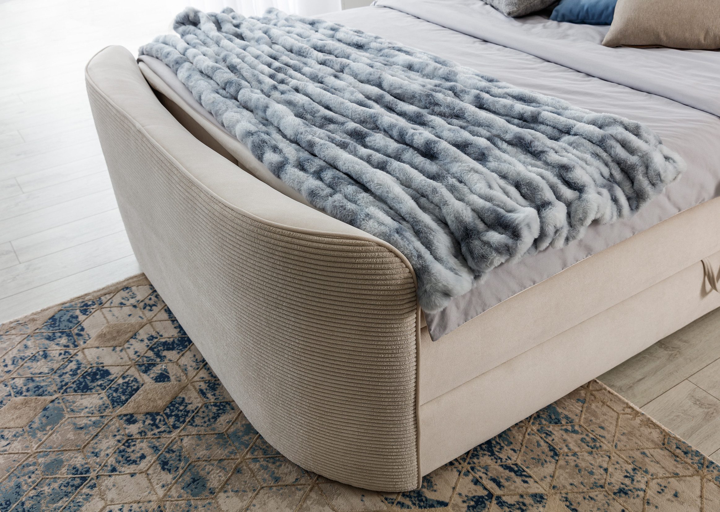 yourhouse24 Boxbett Plaza (Bonell-Matratze und Topperr), mit zwei Bettkästen