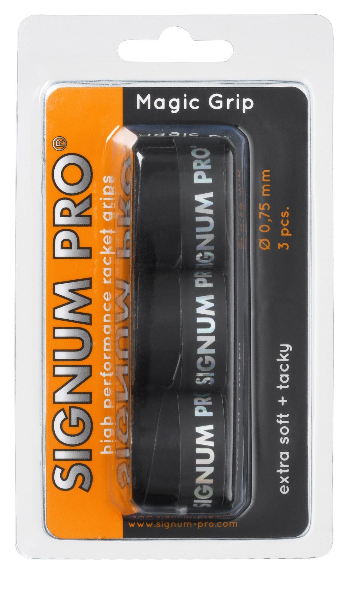 Griffband Overgrip Magic 0.75mm schwarz 3er