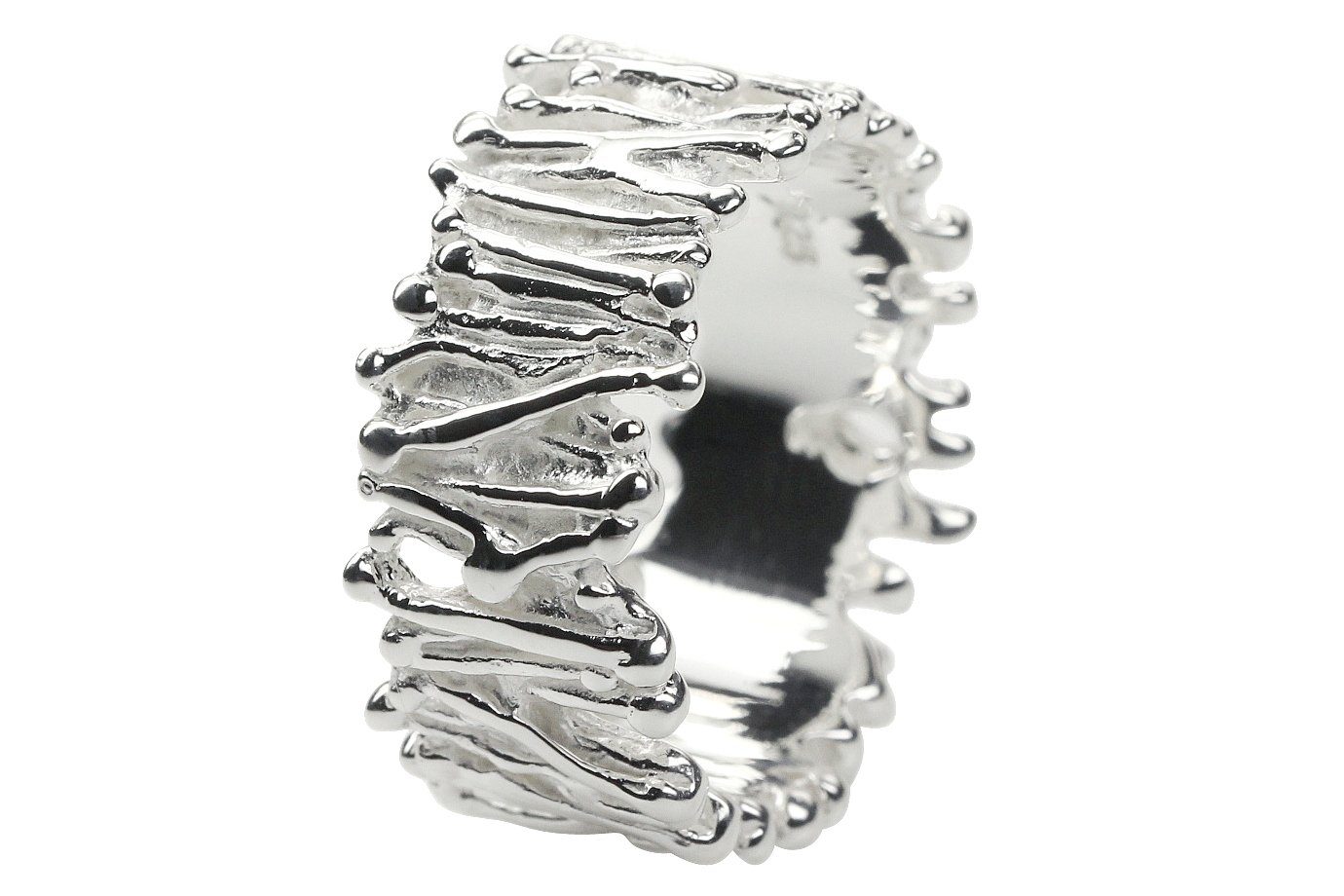 Sterling Partnerring "Stäbchenring", Silber SILBERMOOS 925