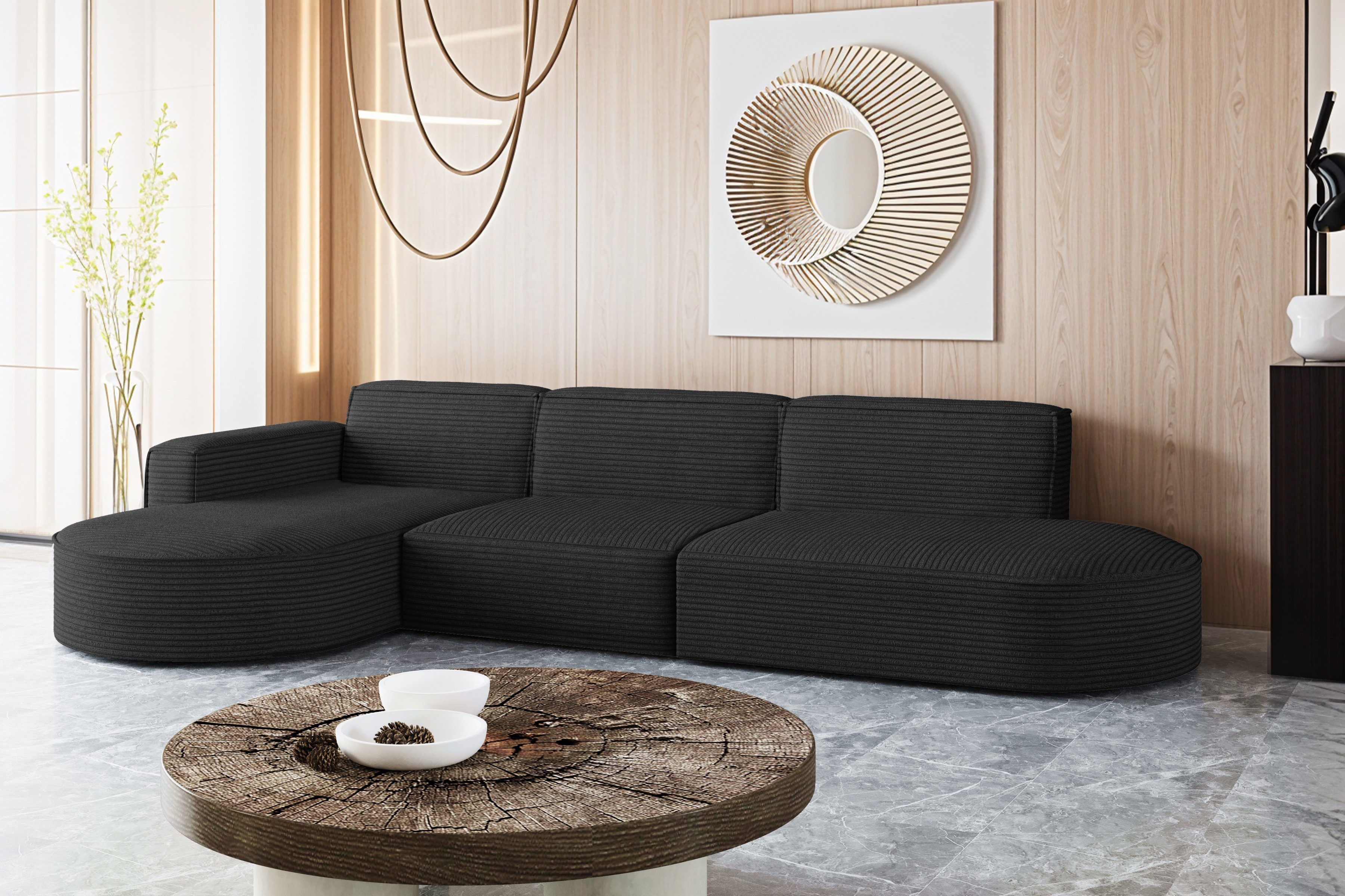 Kaiser Möbel Ecksofa Designer, Sofa L günstig online kaufen