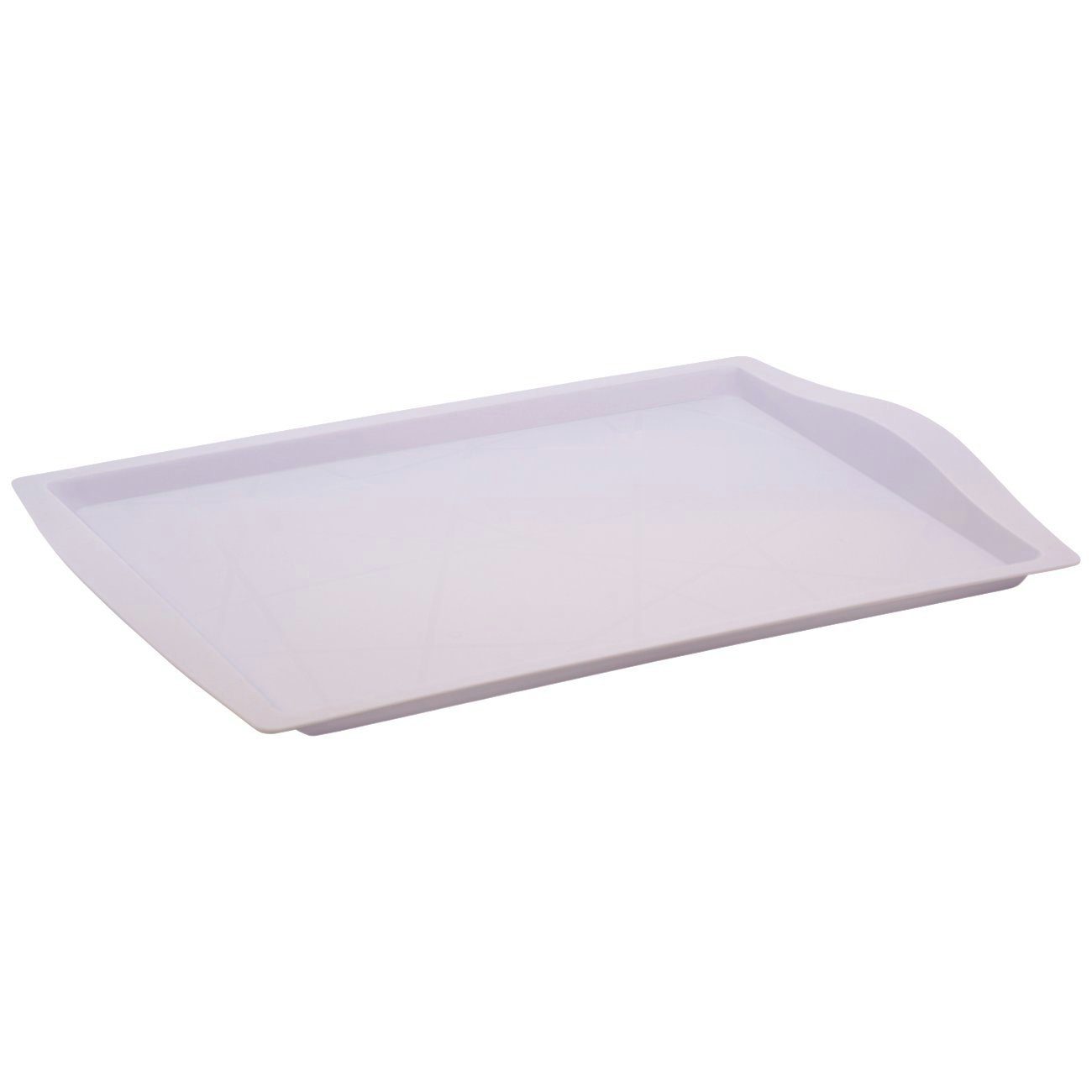 Engelland Tablett Serviertablett, Kunststoff, (Vorteils-Set, 1-tlg., L 46,5 x B 33 x H 3 cm), Moderne Verzierung, BPA-frei, rechteckig, Mehrweg, wiederverwendbar